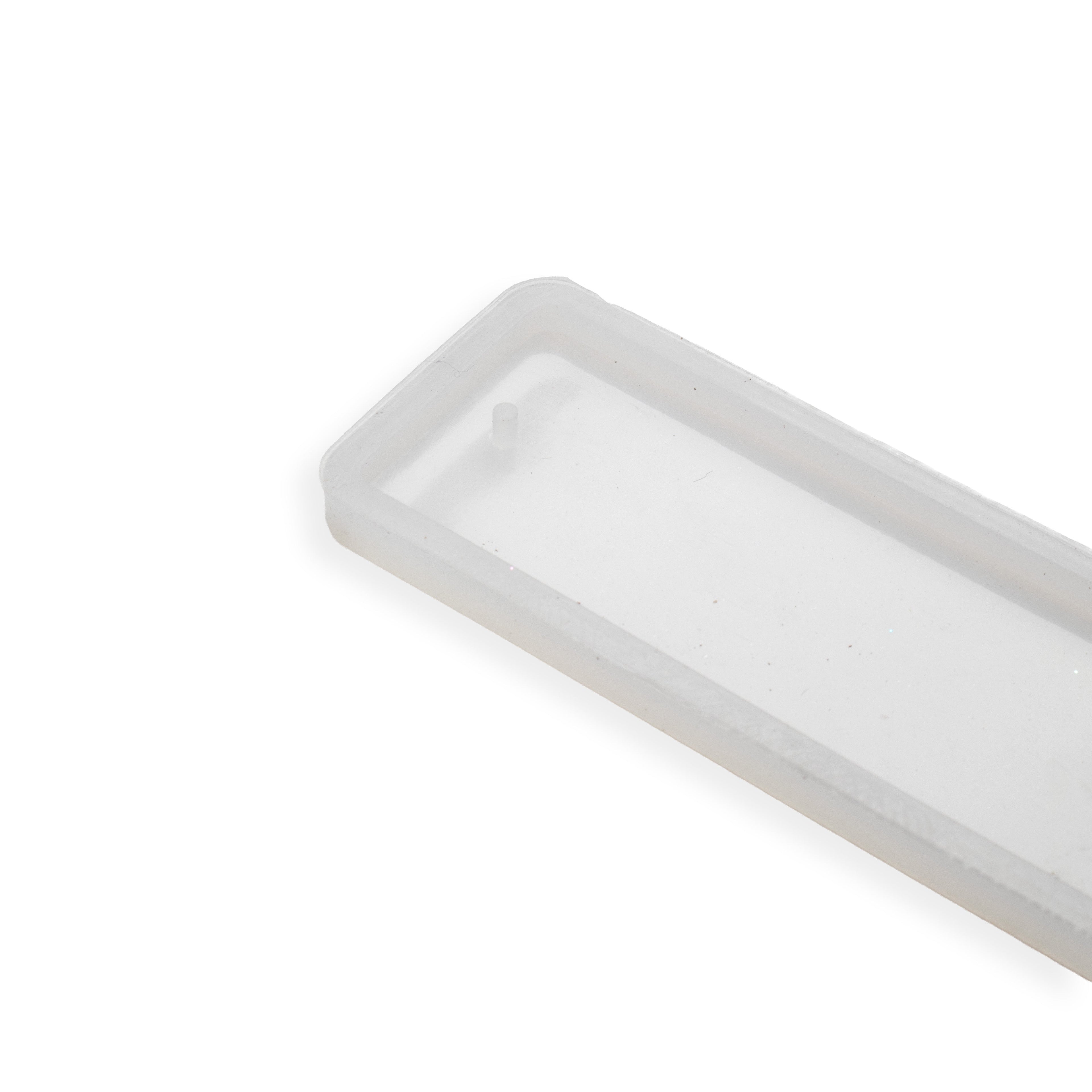 Silicone Mould Bookmark Rectangle 15 X 3cm X D3mm 1pc