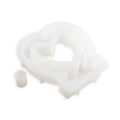 Silicone Mould Heart Flower Vase with Holder 15 X 14cm X D40mm 1pc