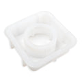 Silicone Mould Square Flower Vase with Holder 5 X 5Inch X D40mm 1pc