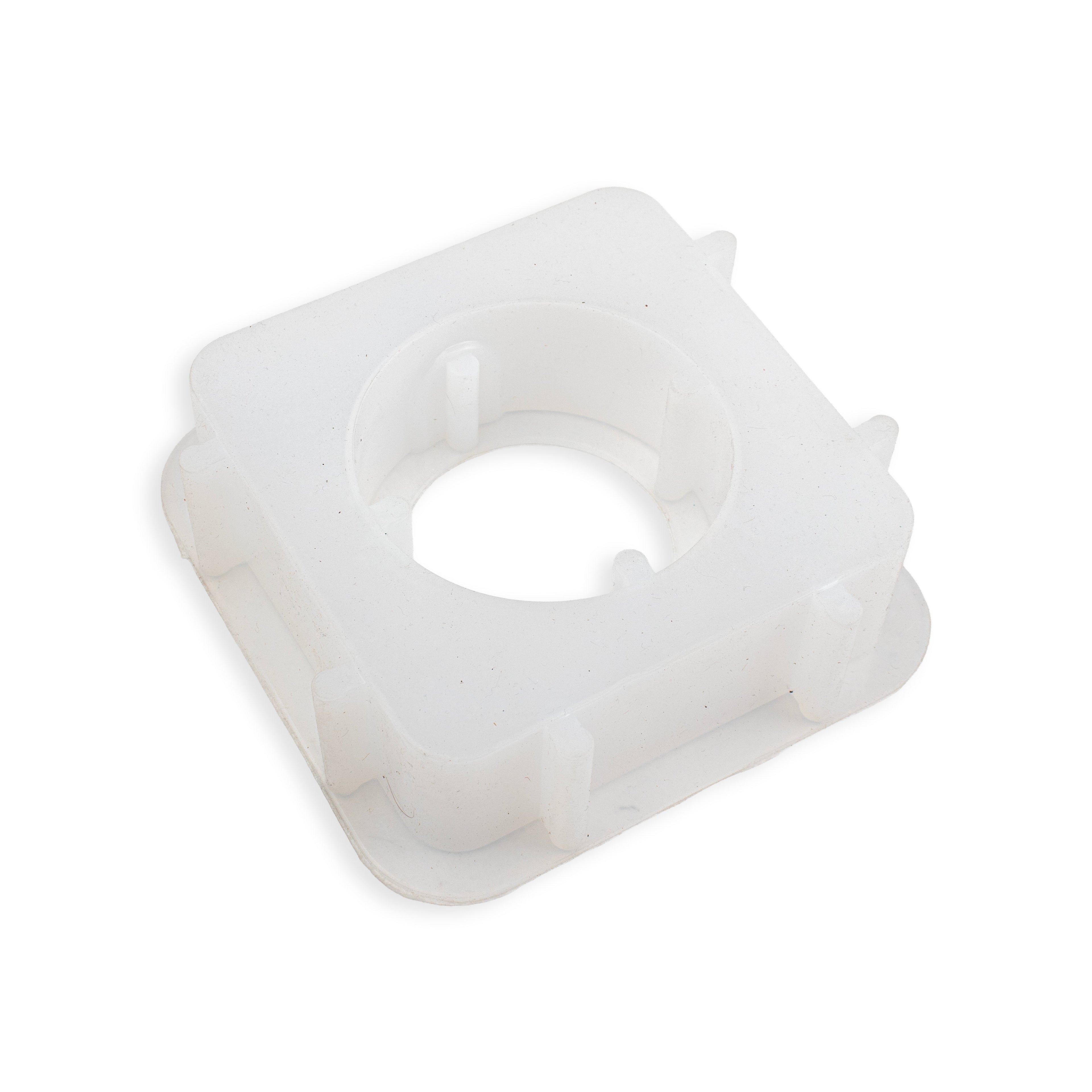 Silicone Mould Square Flower Vase with Holder 5 X 5Inch X D40mm 1pc