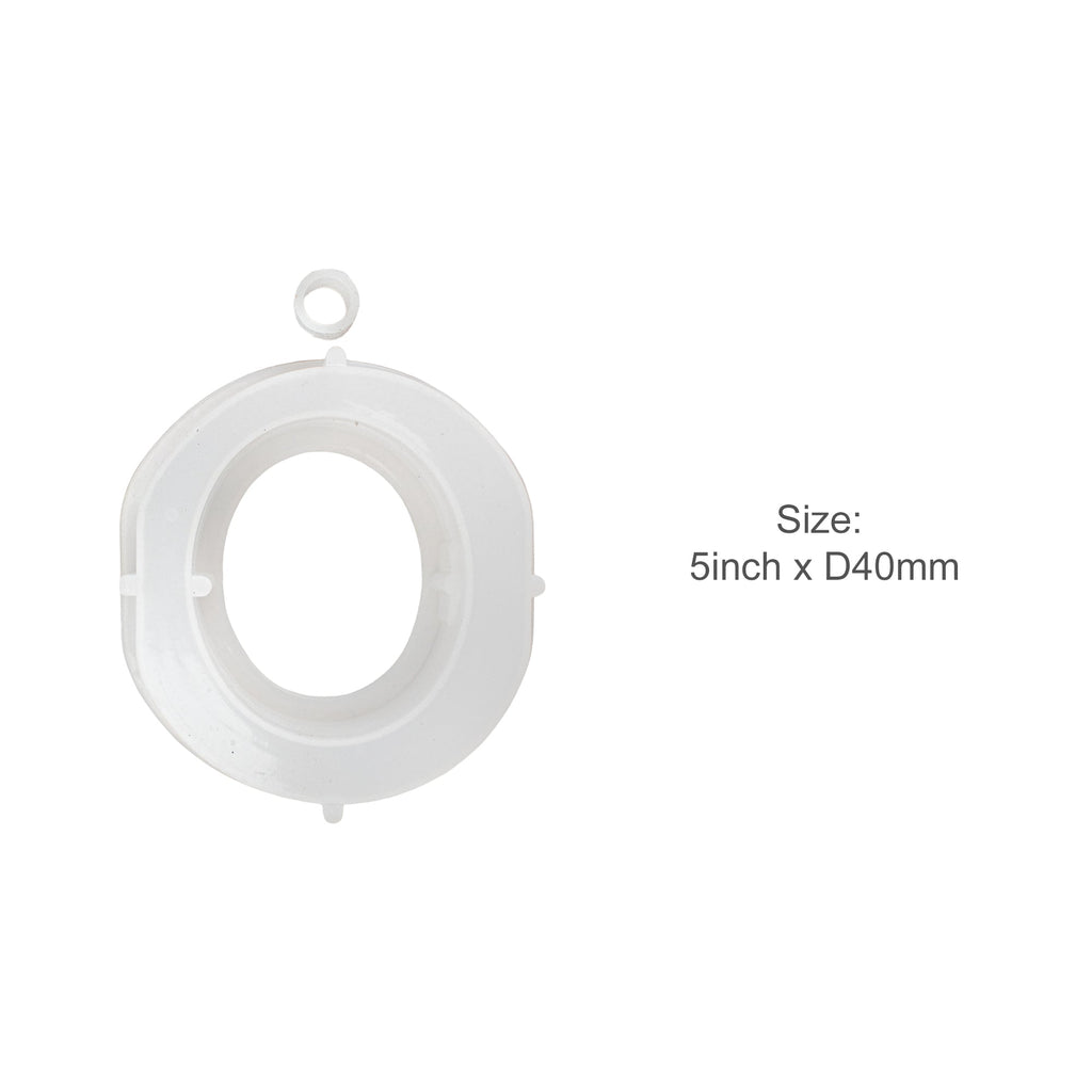 Silicone Mould Round Flower Vase with Holder 5Inch X D40mm 1pc