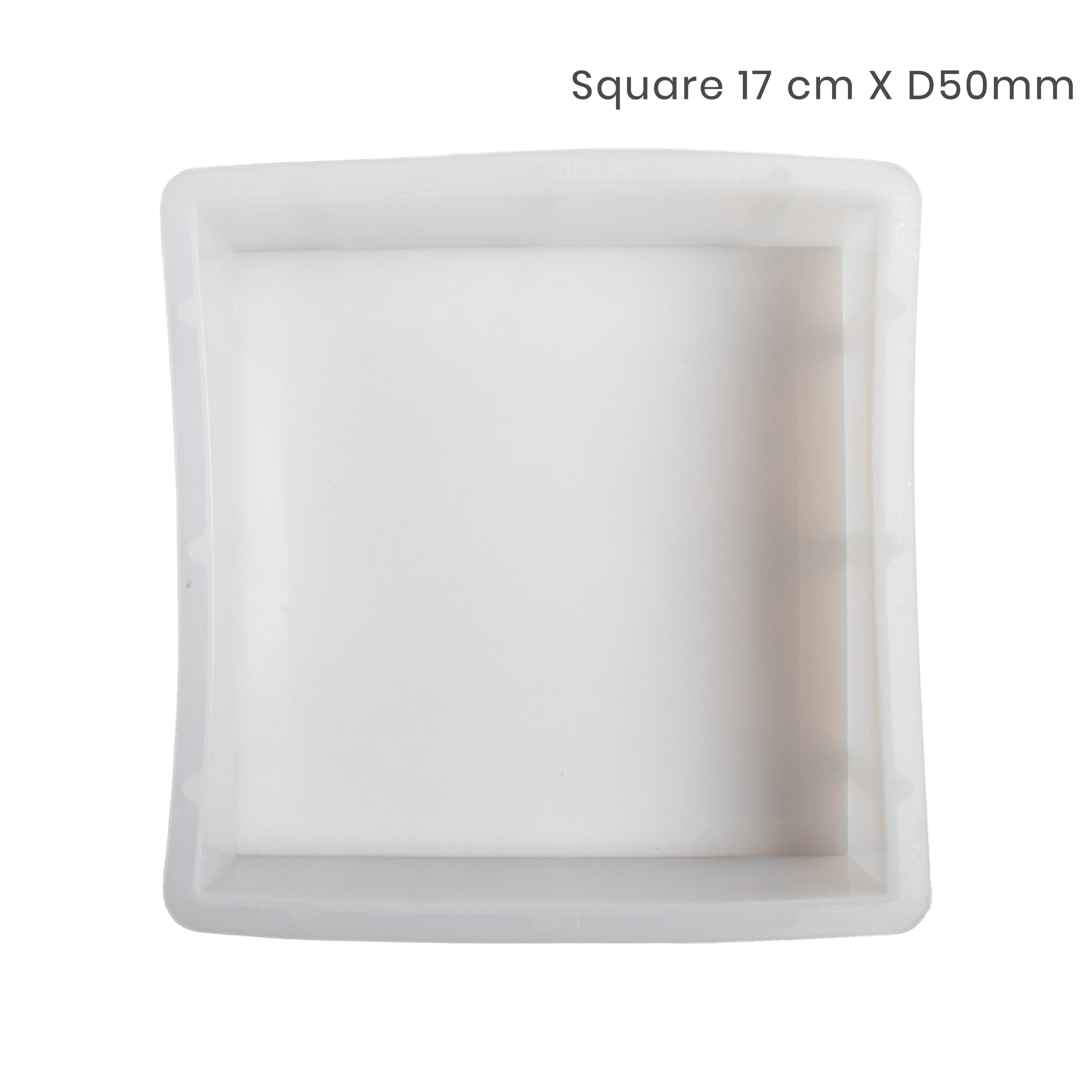 Silicone Mould Square 17 cm X D50mm 1pc