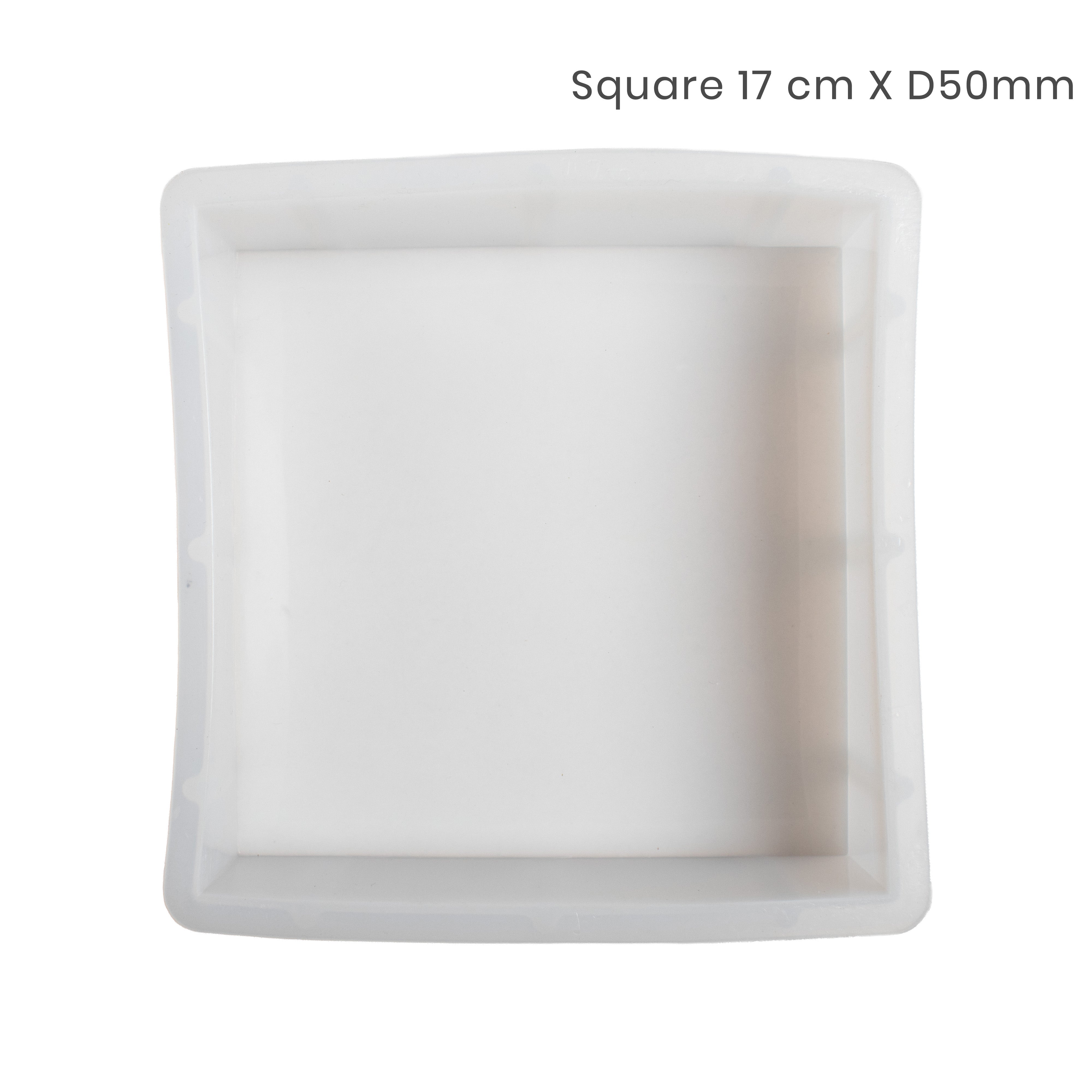 Silicone Mould Square 17 cm X D50mm 1pc