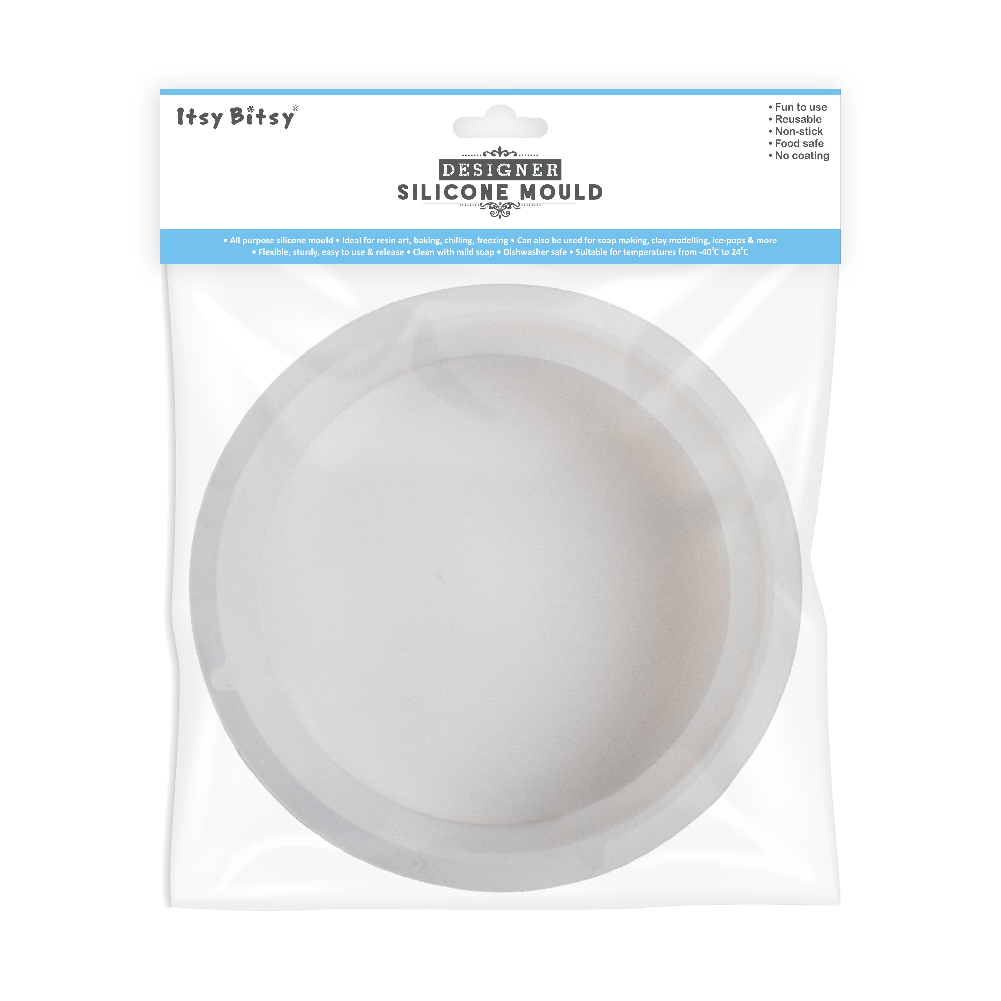 Silicone Mould Round Dia 6 Inch X 50mm 1pc
