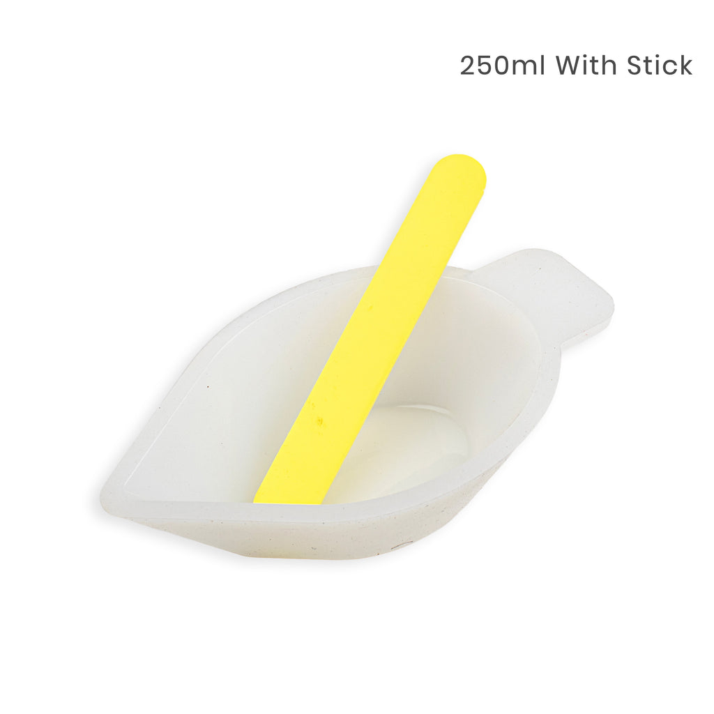Silicone Mould Pouring Cup 250ml With Stick 1pc