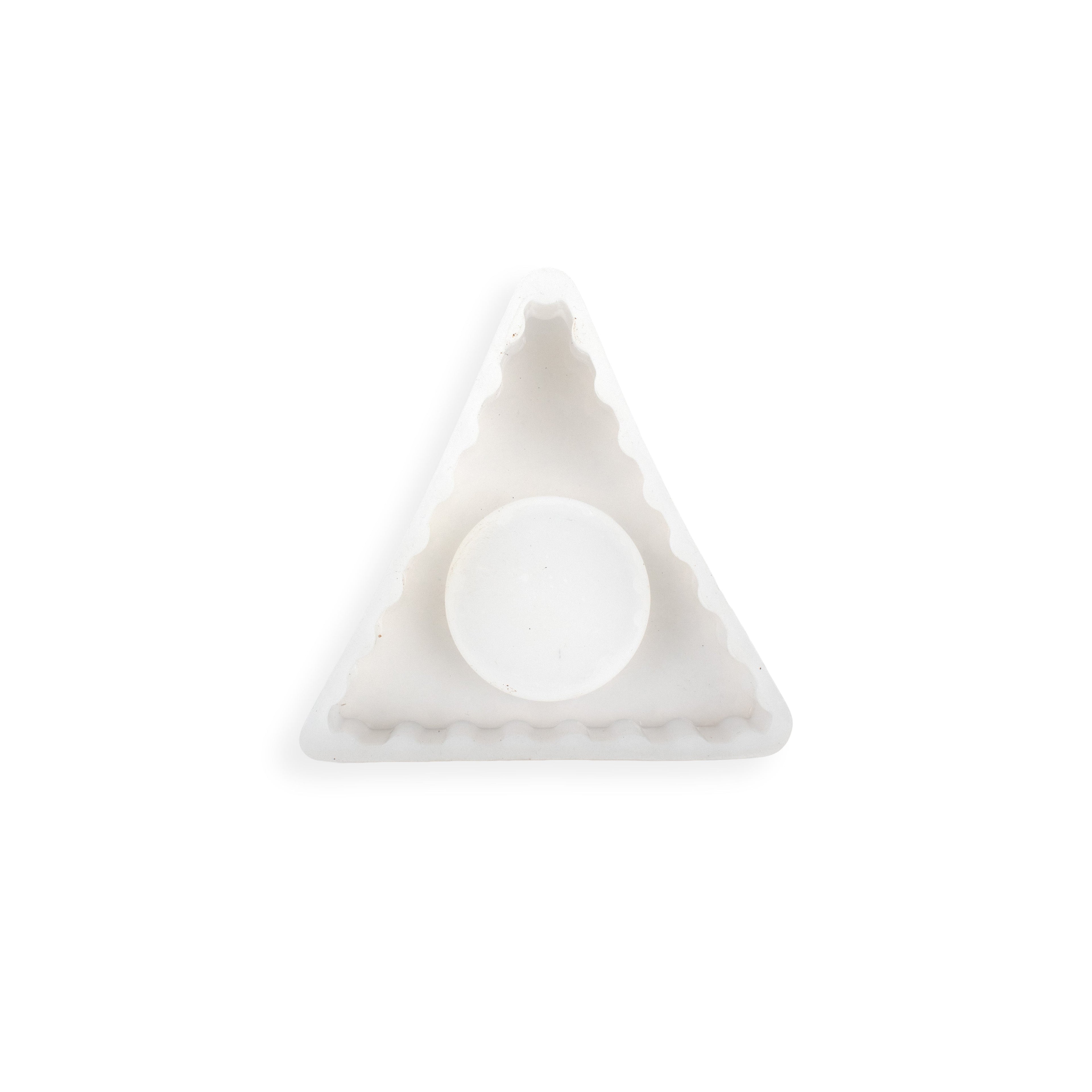 Silicone Mould Triangle T-light Candle 1pc