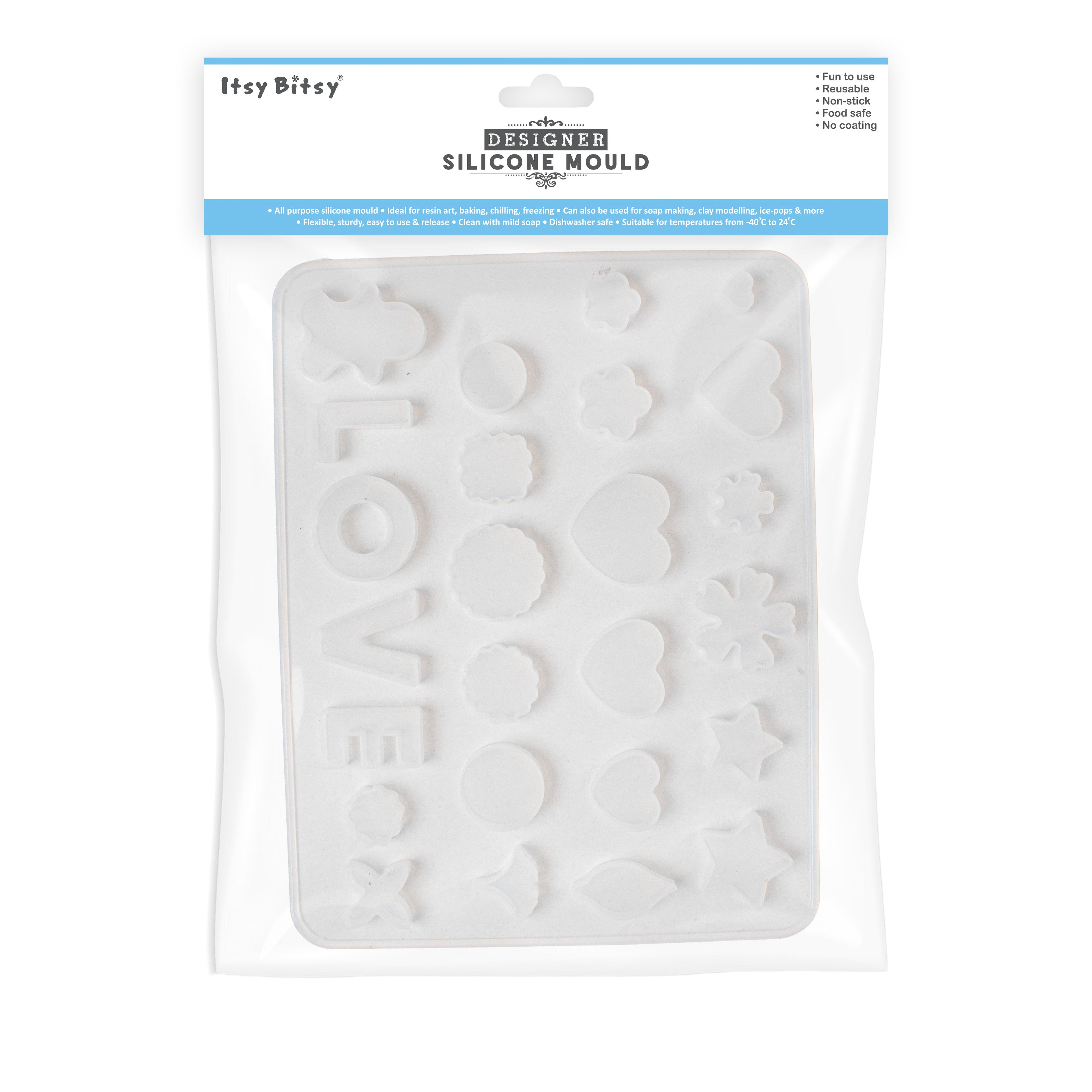 Silicone Mould Assorted pendants 1pc