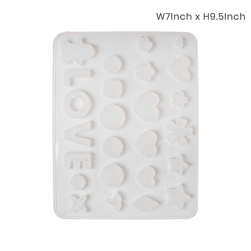 Silicone Mould Assorted pendants 1pc