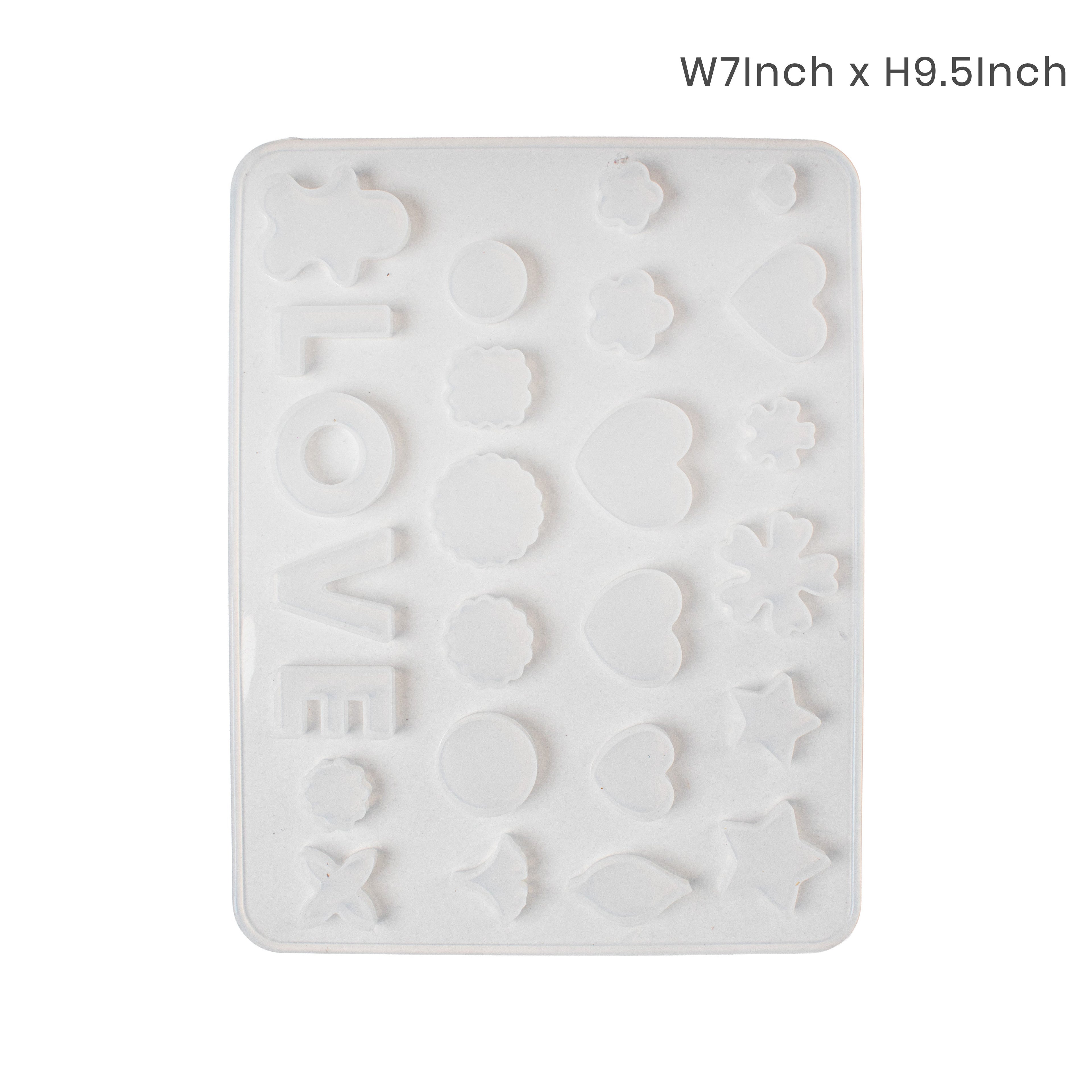 Silicone Mould Assorted pendants 1pc