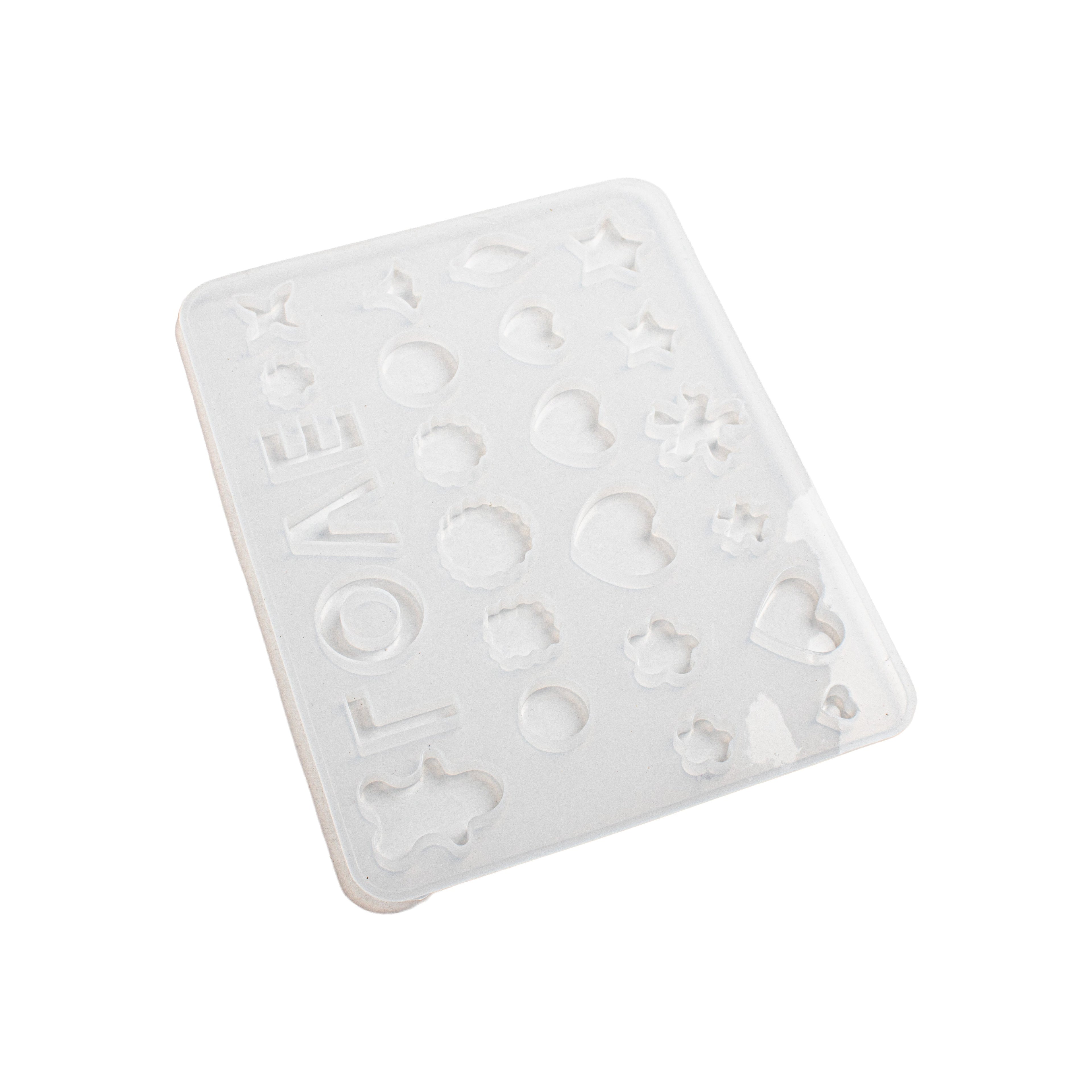 Silicone Mould Assorted pendants 1pc