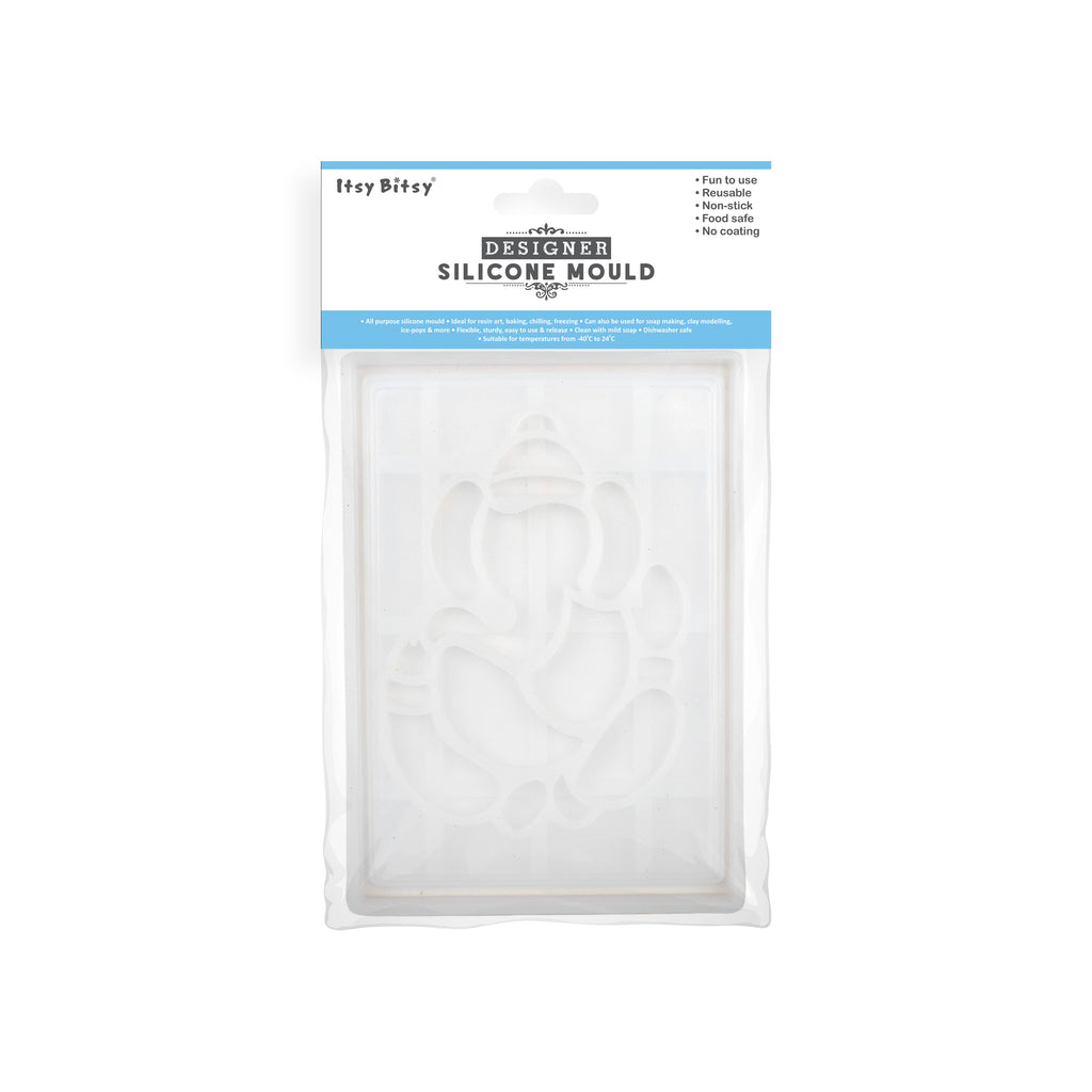 Silicone Mould Ganesha 16 X 11.16 cm X D12mm 1pc