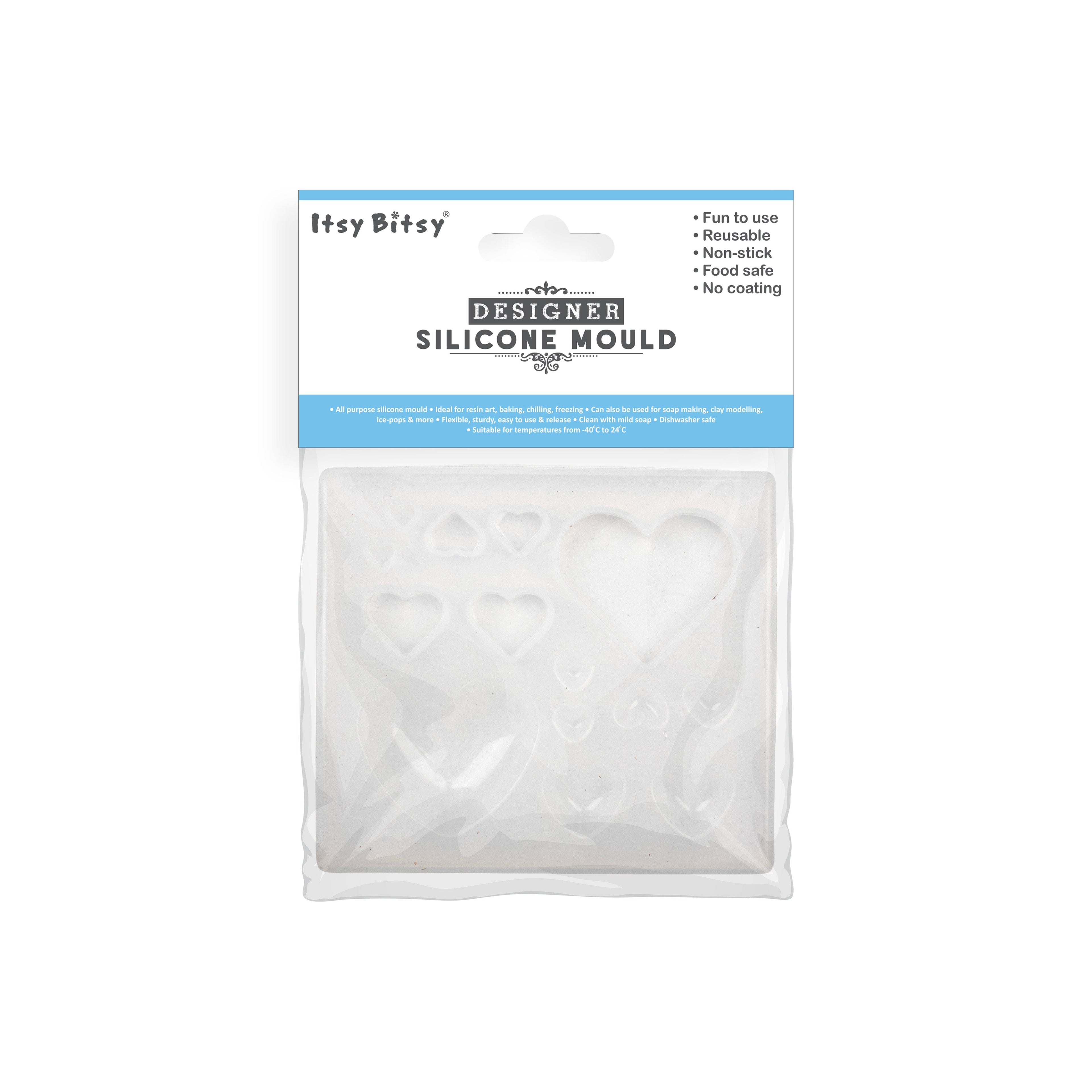 Silicone Mould Heart 14 Cavity 1pc
