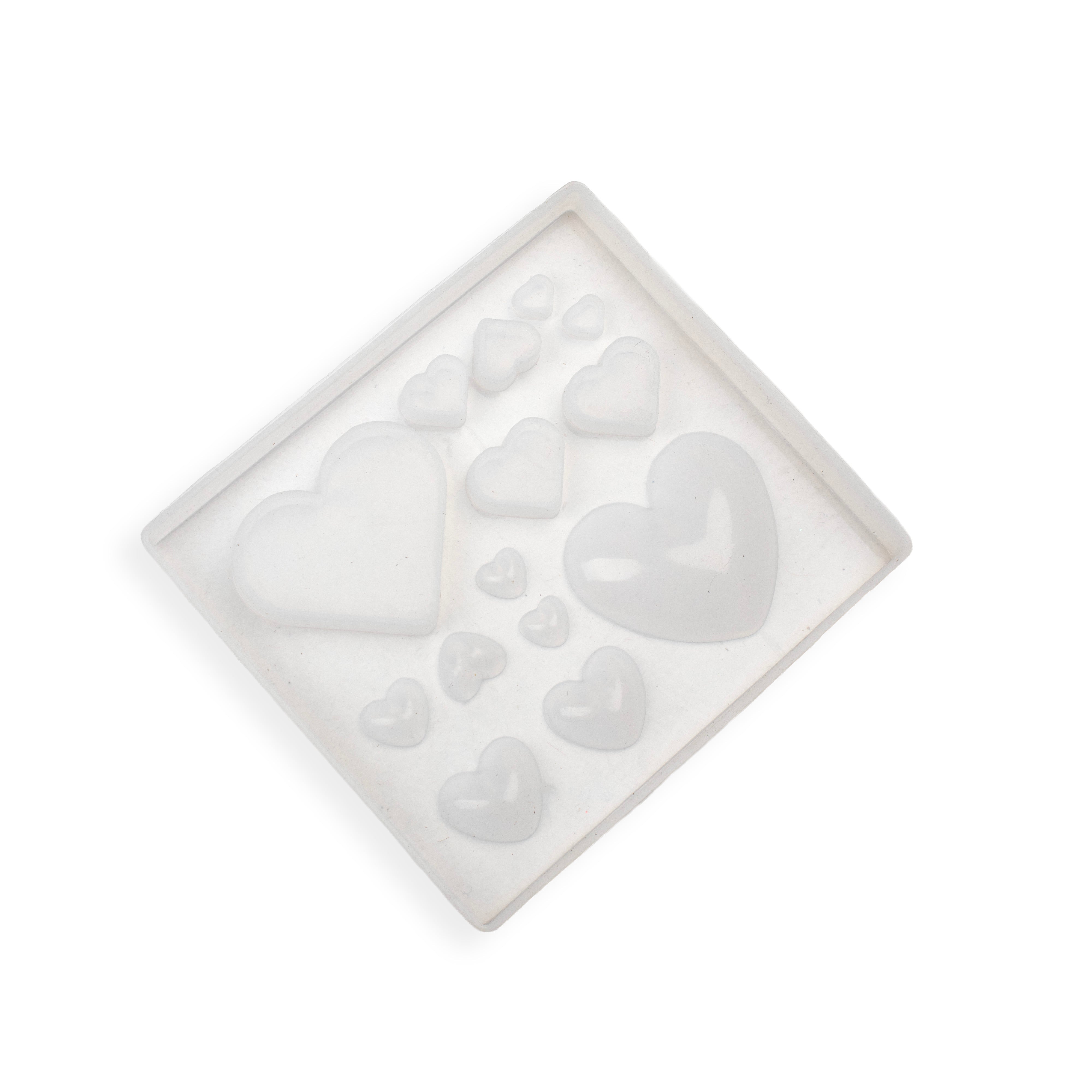 Silicone Mould Heart 14 Cavity 1pc