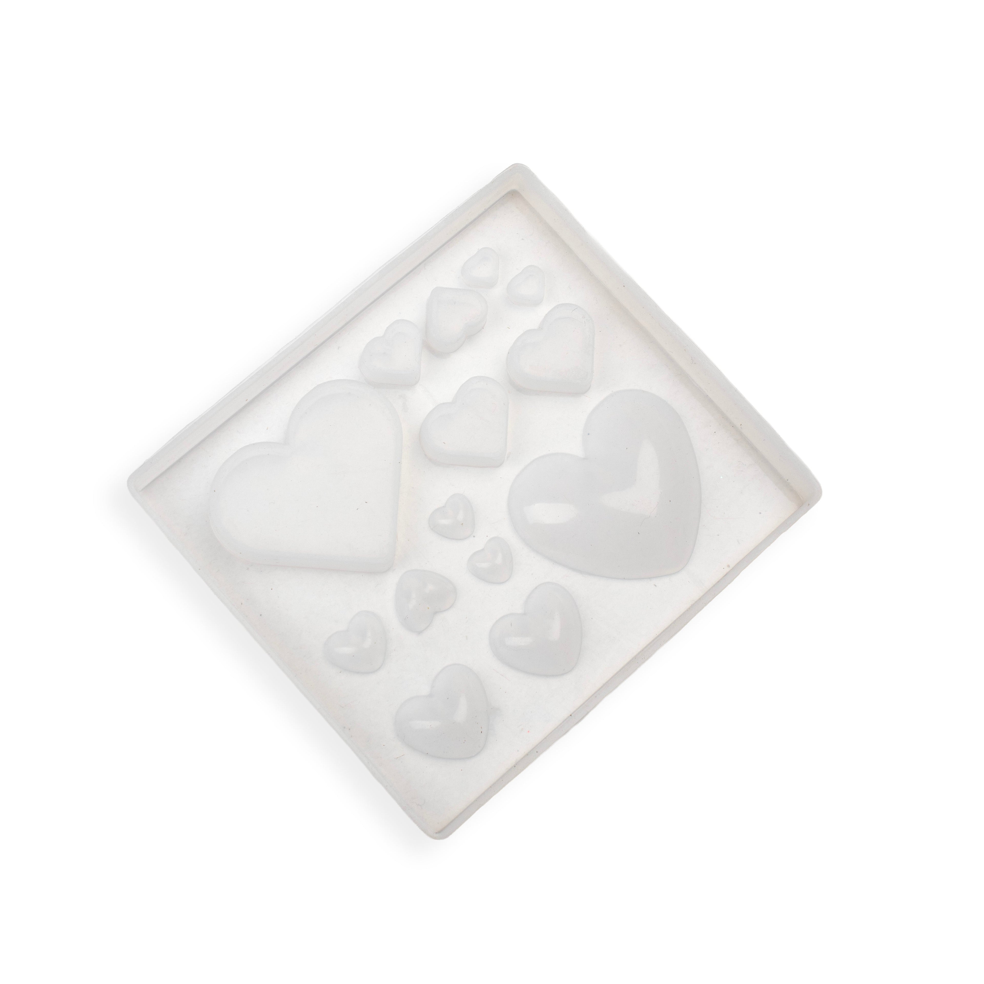 Silicone Mould Heart 14 Cavity 1pc