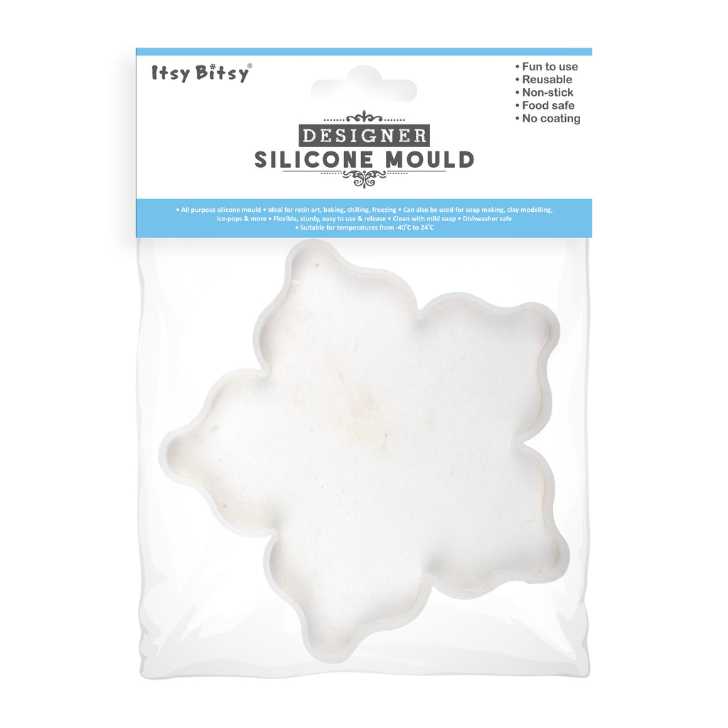 Silicone Mould Flower Coaster 5Inch X D6mm 1pc