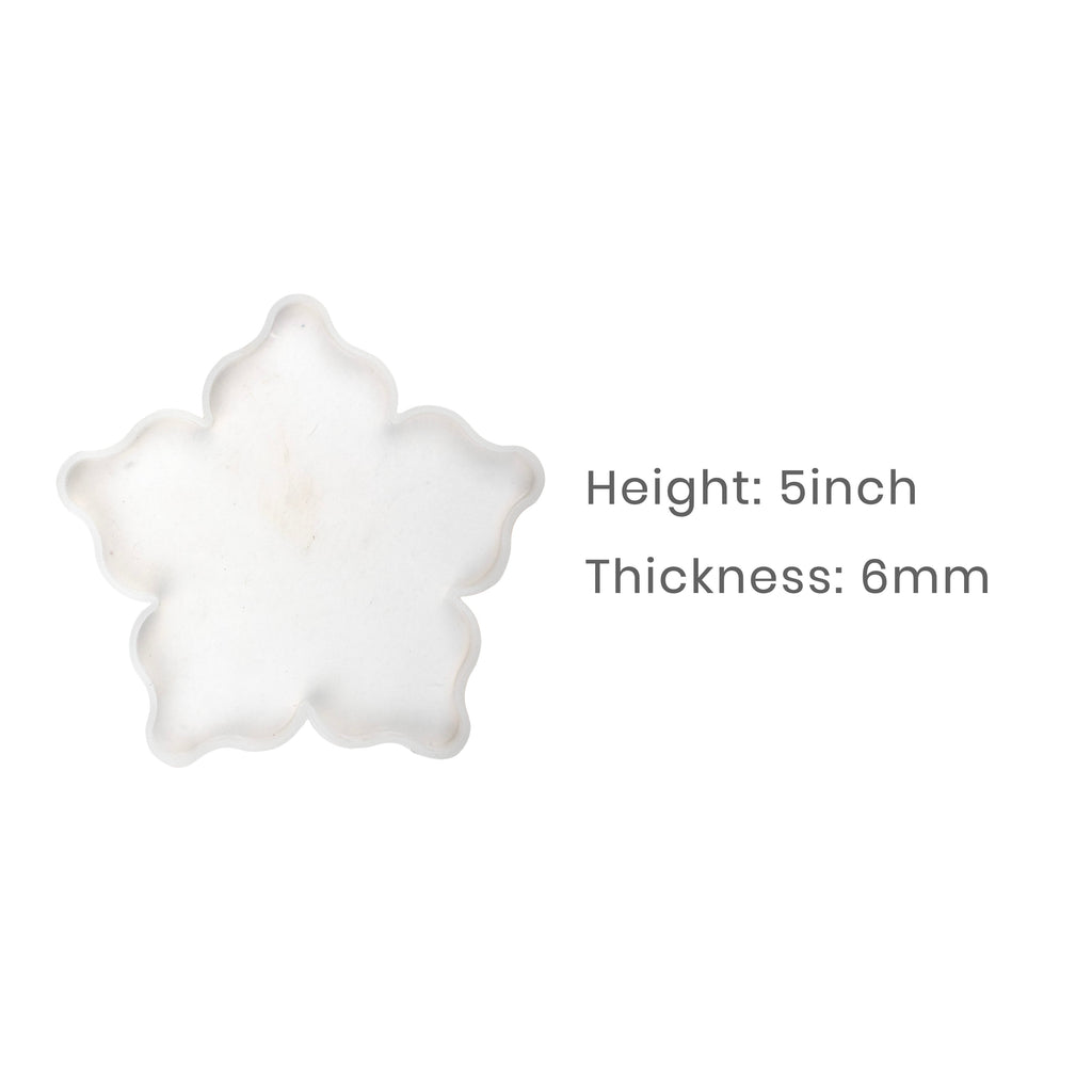 Silicone Mould Flower Coaster 5Inch X D6mm 1pc