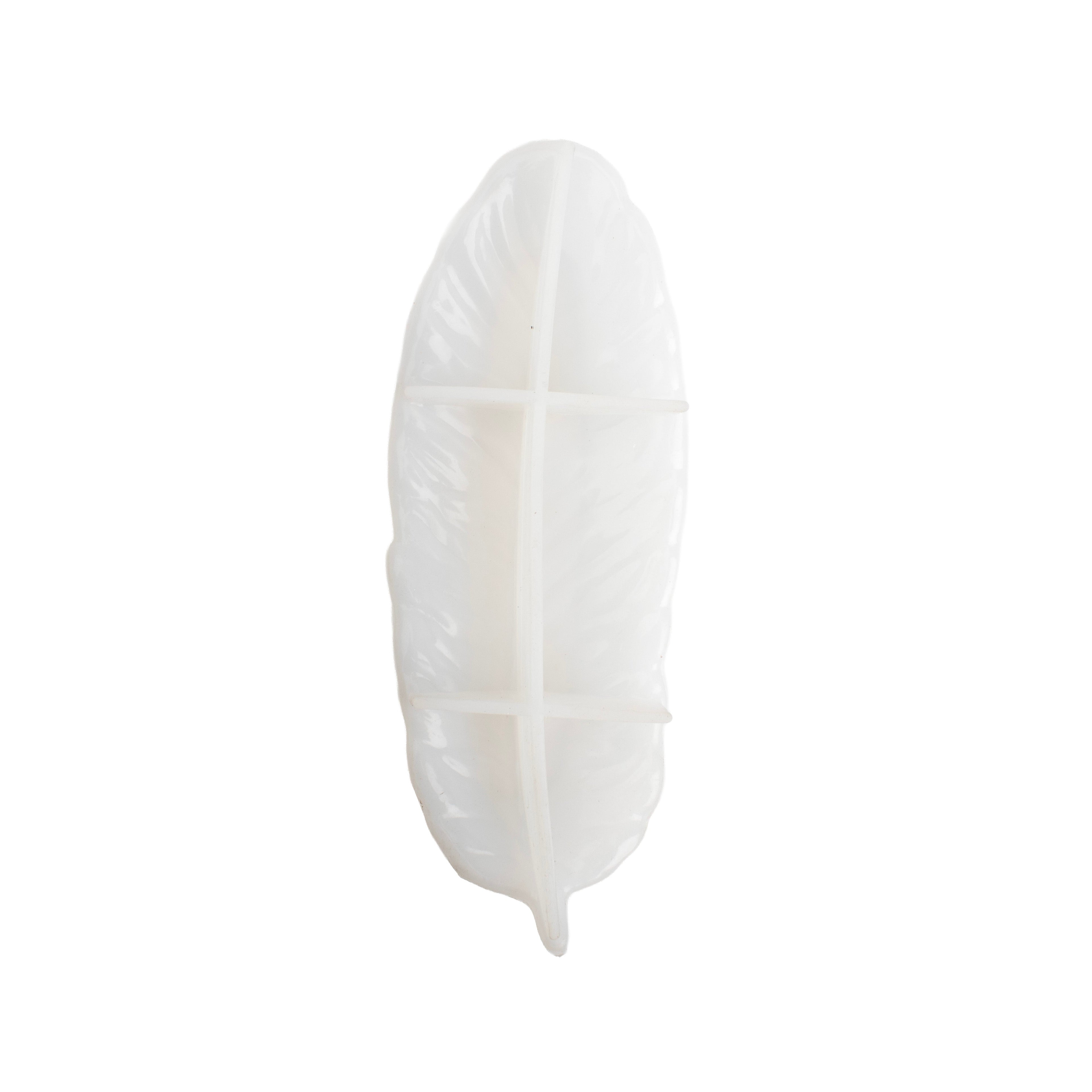 Silicone Mould Feather Trinket Tray 9 X 23cm 1pc