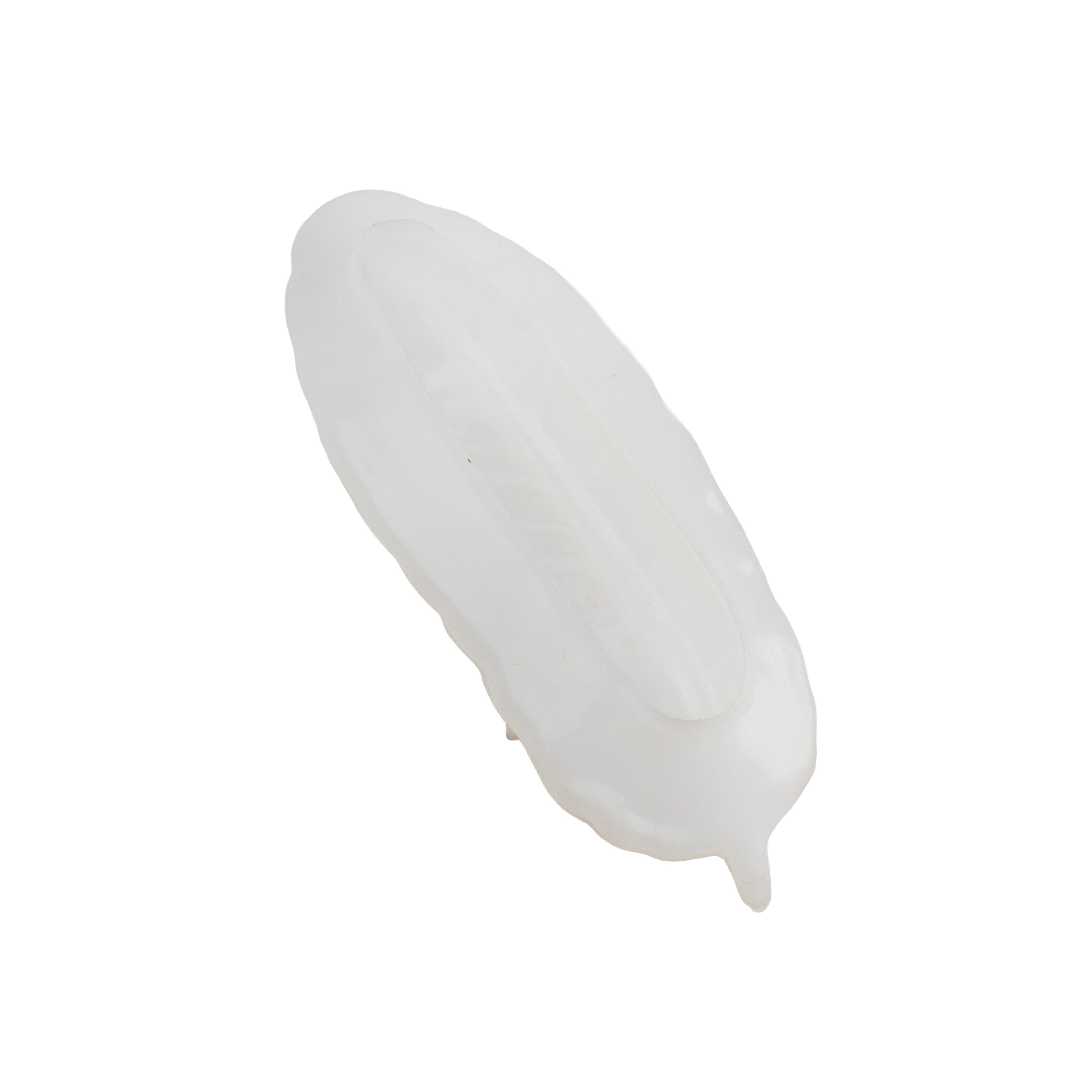 Silicone Mould Feather Trinket Tray 9 X 23cm 1pc