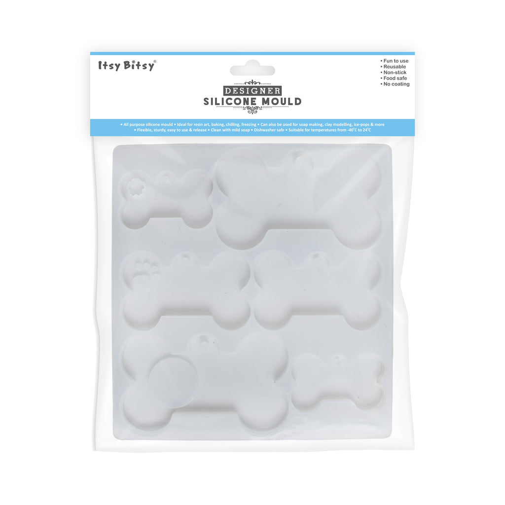 Silicone Mould Dog Tag 19.50 X 20.50 cm 1pc