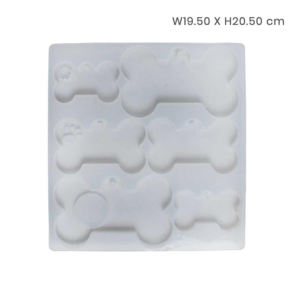 Silicone Mould Dog Tag 19.50 X 20.50 cm 1pc