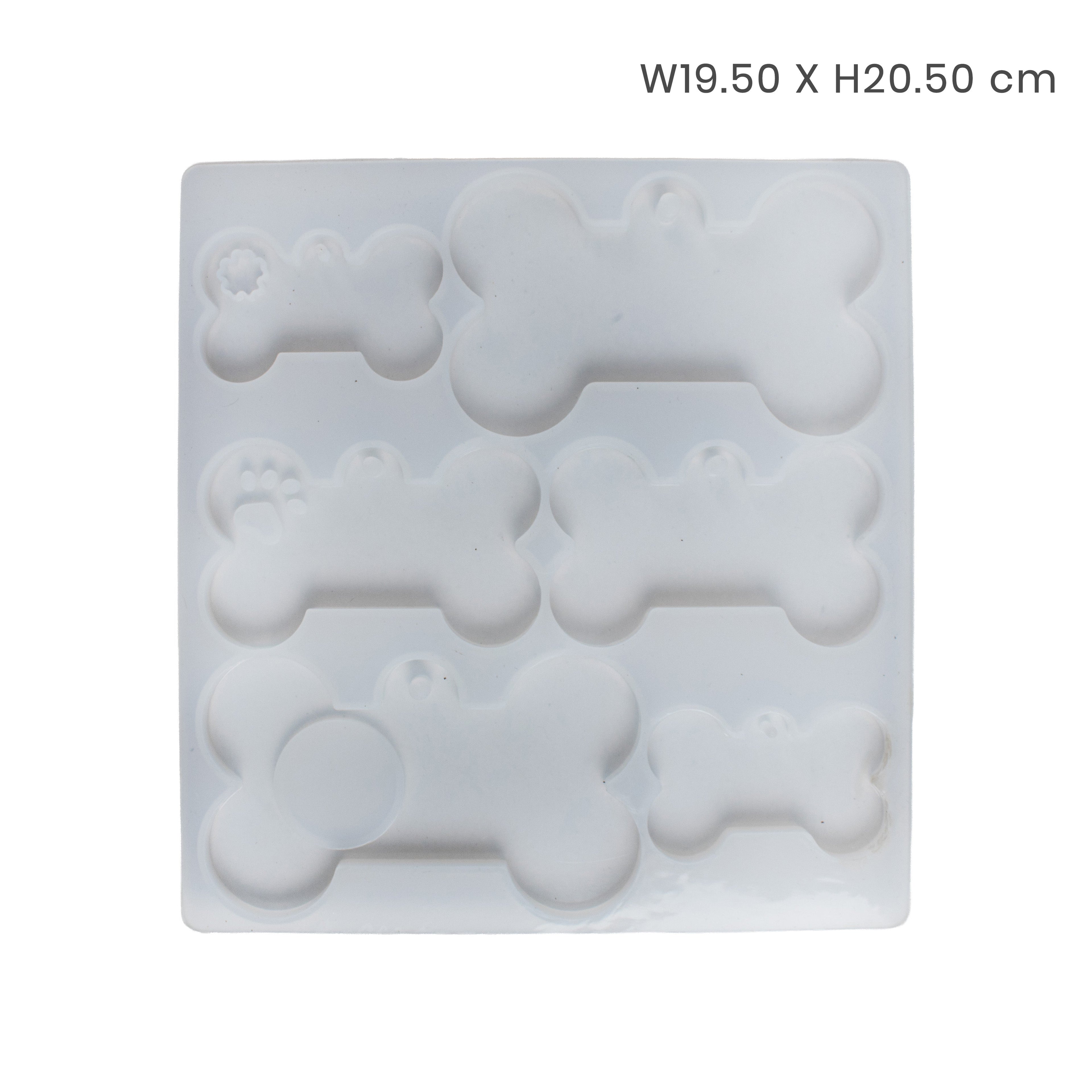 Silicone Mould Dog Tag 19.50 X 20.50 cm 1pc