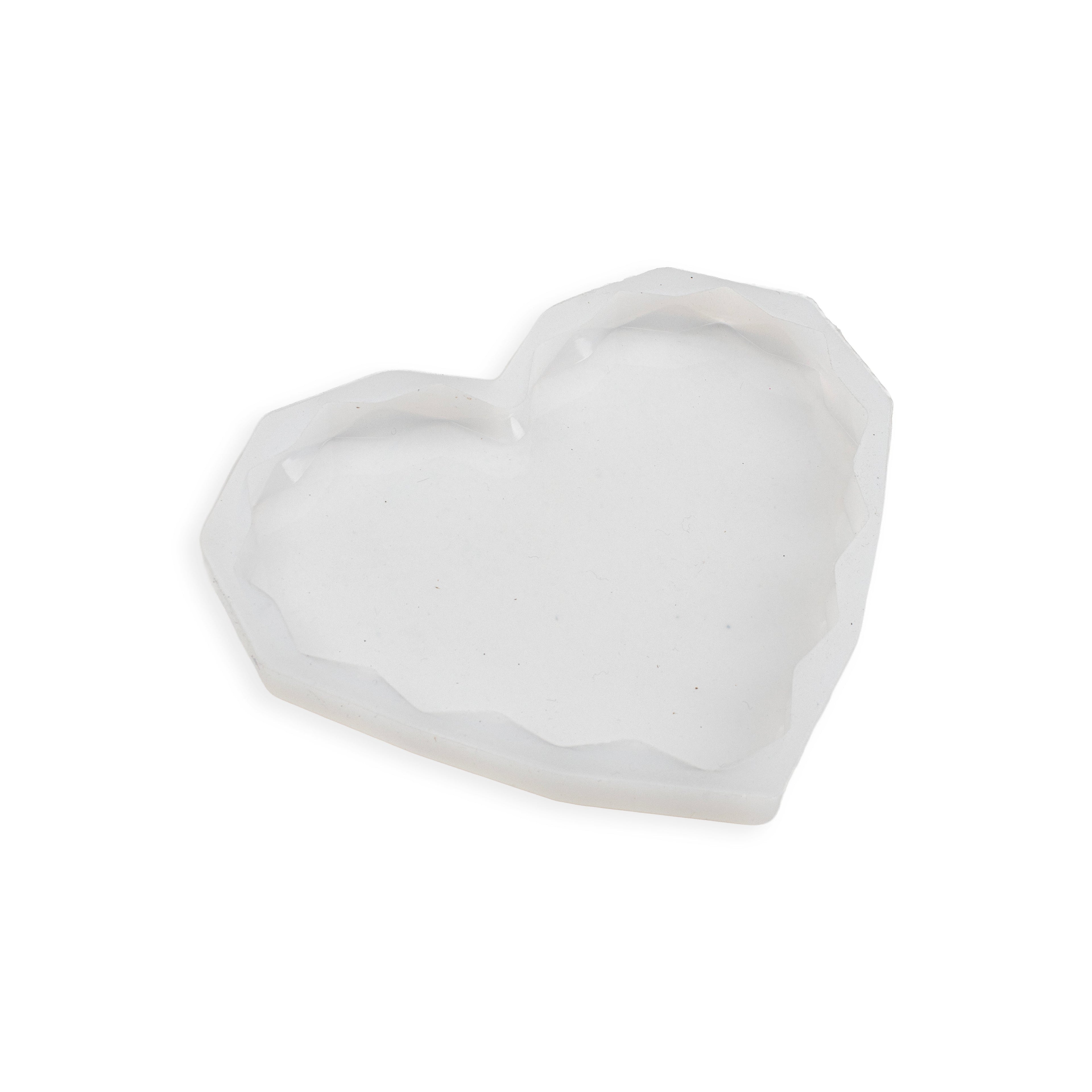 Silicone Mould Heart Wavy Edge 5Inch X D12mm 1pc