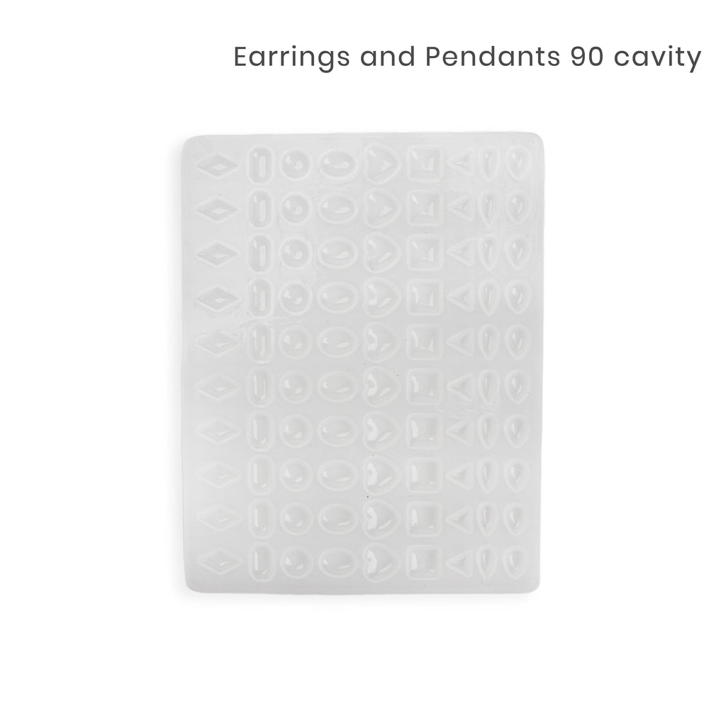 Silicone Mould Earrings and Pendants 90 cavity 1pc