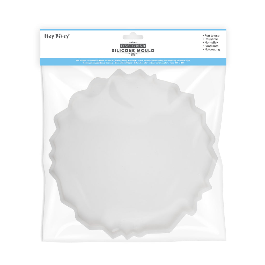 Silicone Mould Round Agate Tray 10Inch X D15mm 1pc