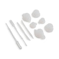Silicone Mould Assorted Cups Sticks with Droppers 10pc Set
