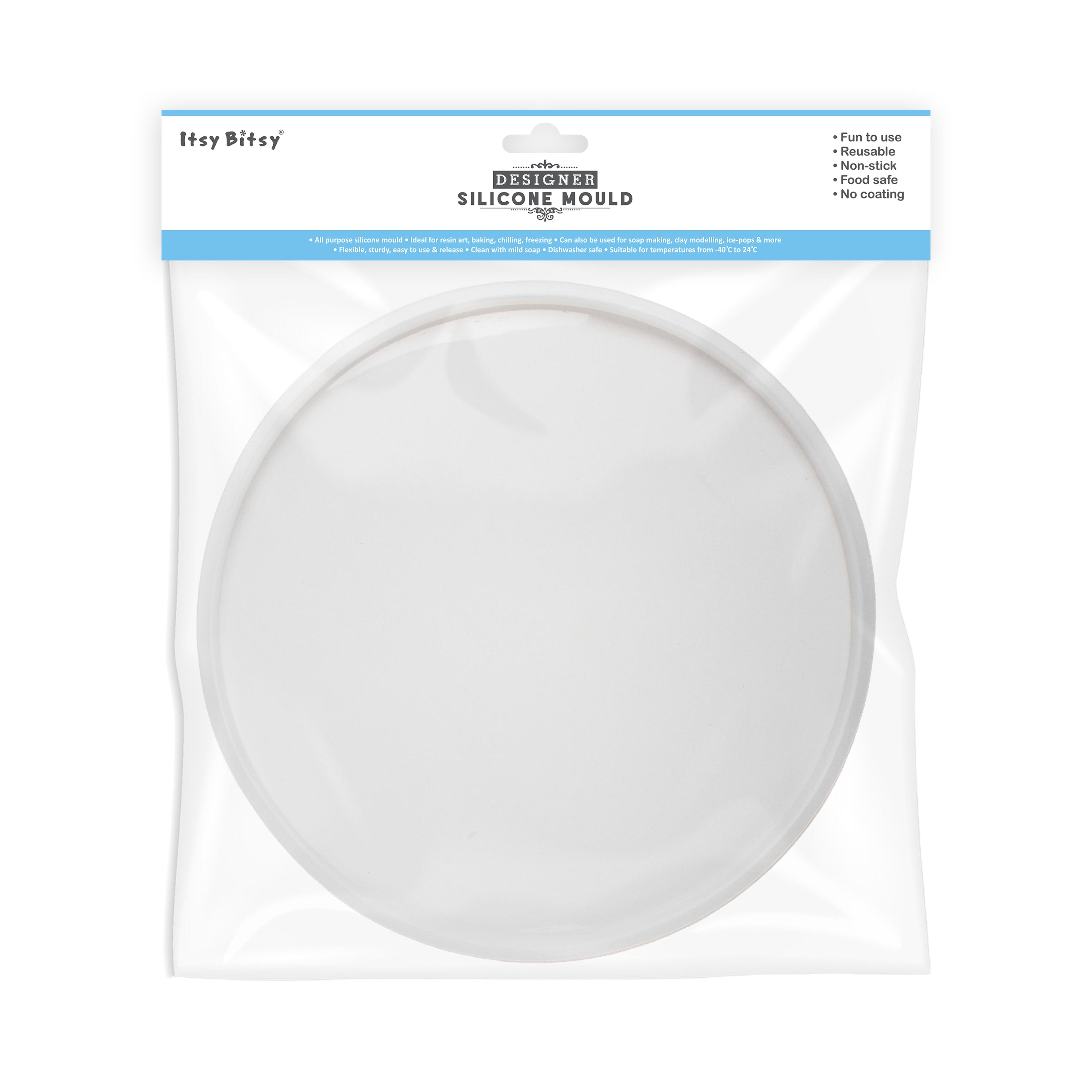 Silicone Mould Round Dia 10Inch X D10mm 1pc