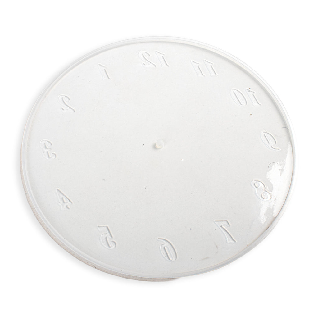 Silicone Mould Clock with Numbers 10Inch 1pc