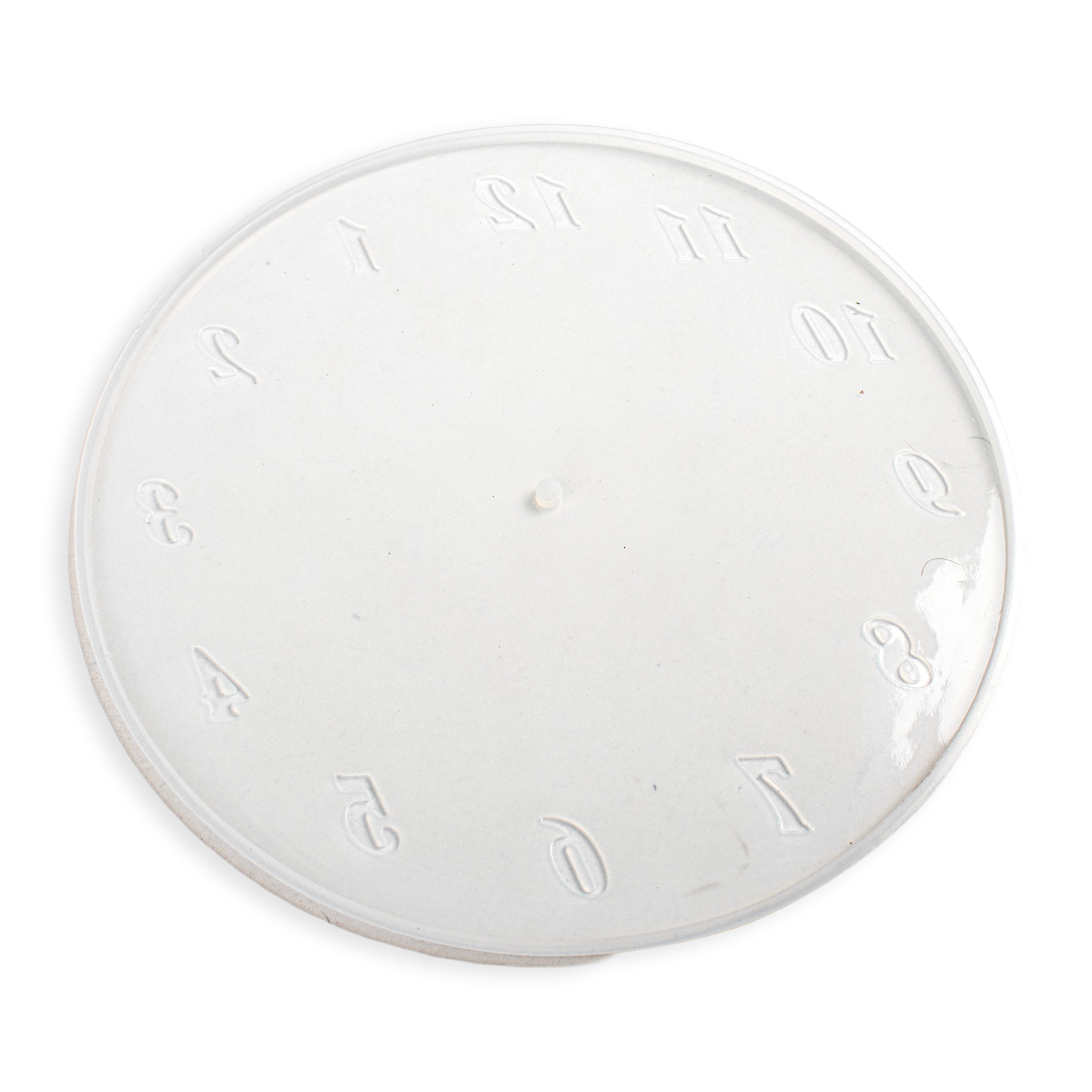Silicone Mould Clock with Numbers 10Inch 1pc