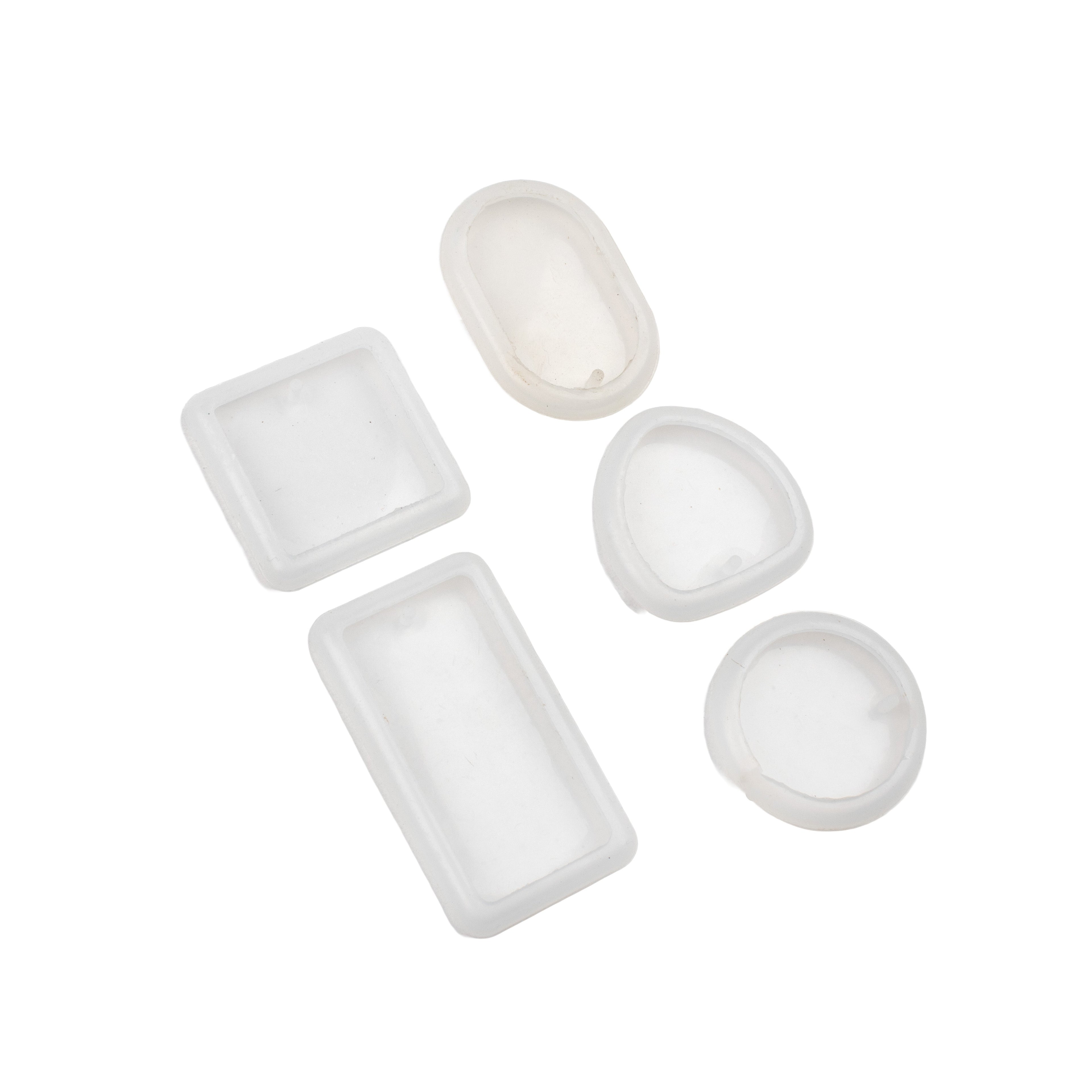 Silicone Mould Keychain and Jewellery 5pc Set