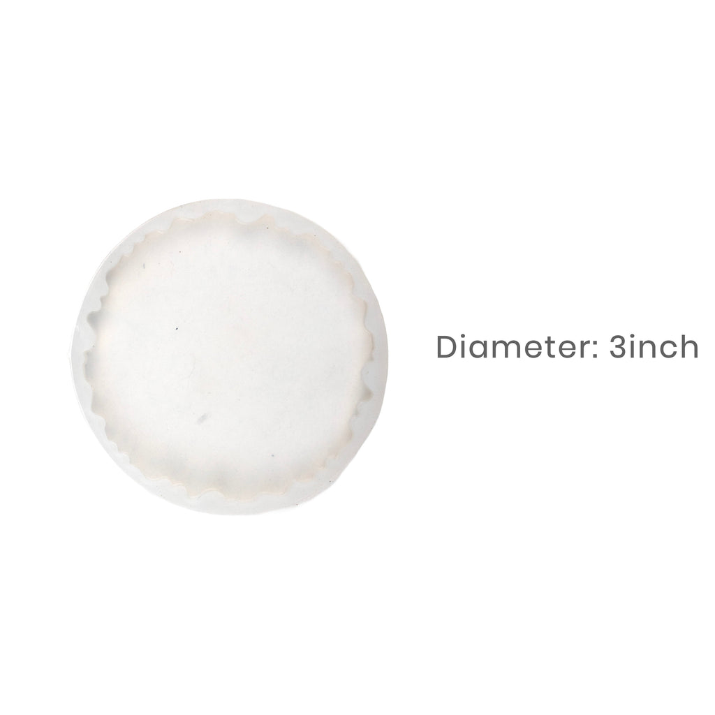 Silicone Mould Agate Round 3Inch X D6mm 1pc