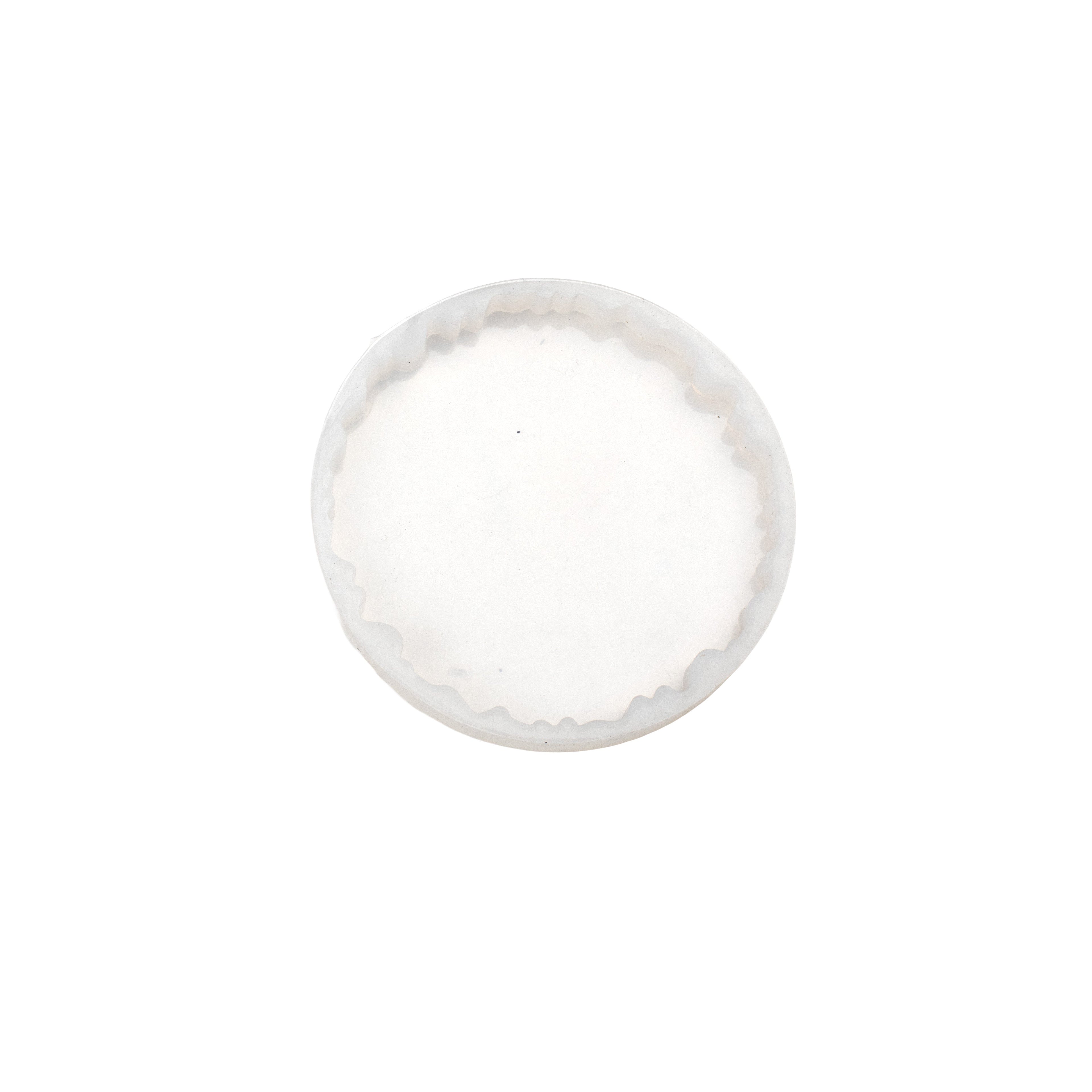 Silicone Mould Agate Round 3Inch X D6mm 1pc