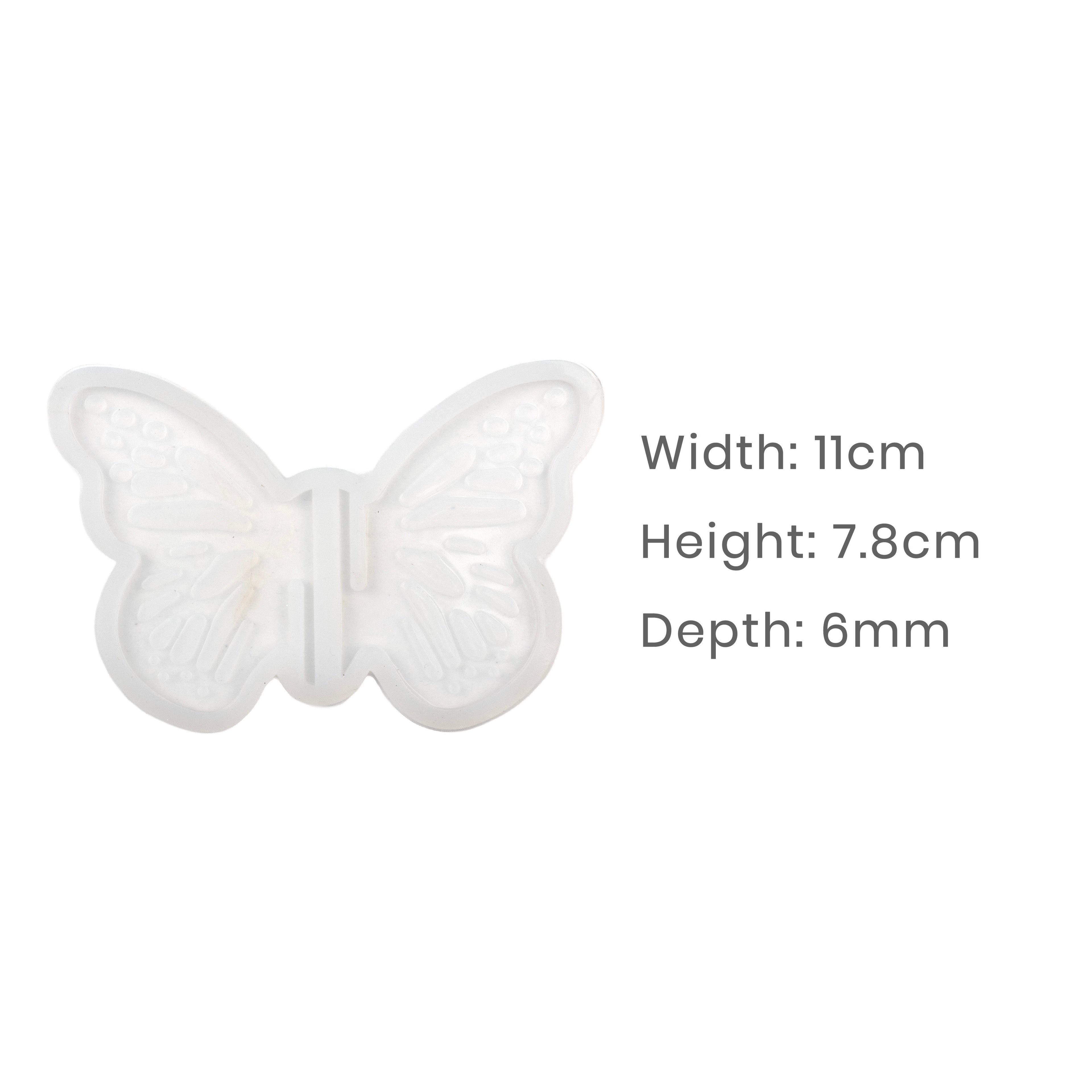 Silicone Mould Butterfly 11 X 7.8cm X D6cm 1pc