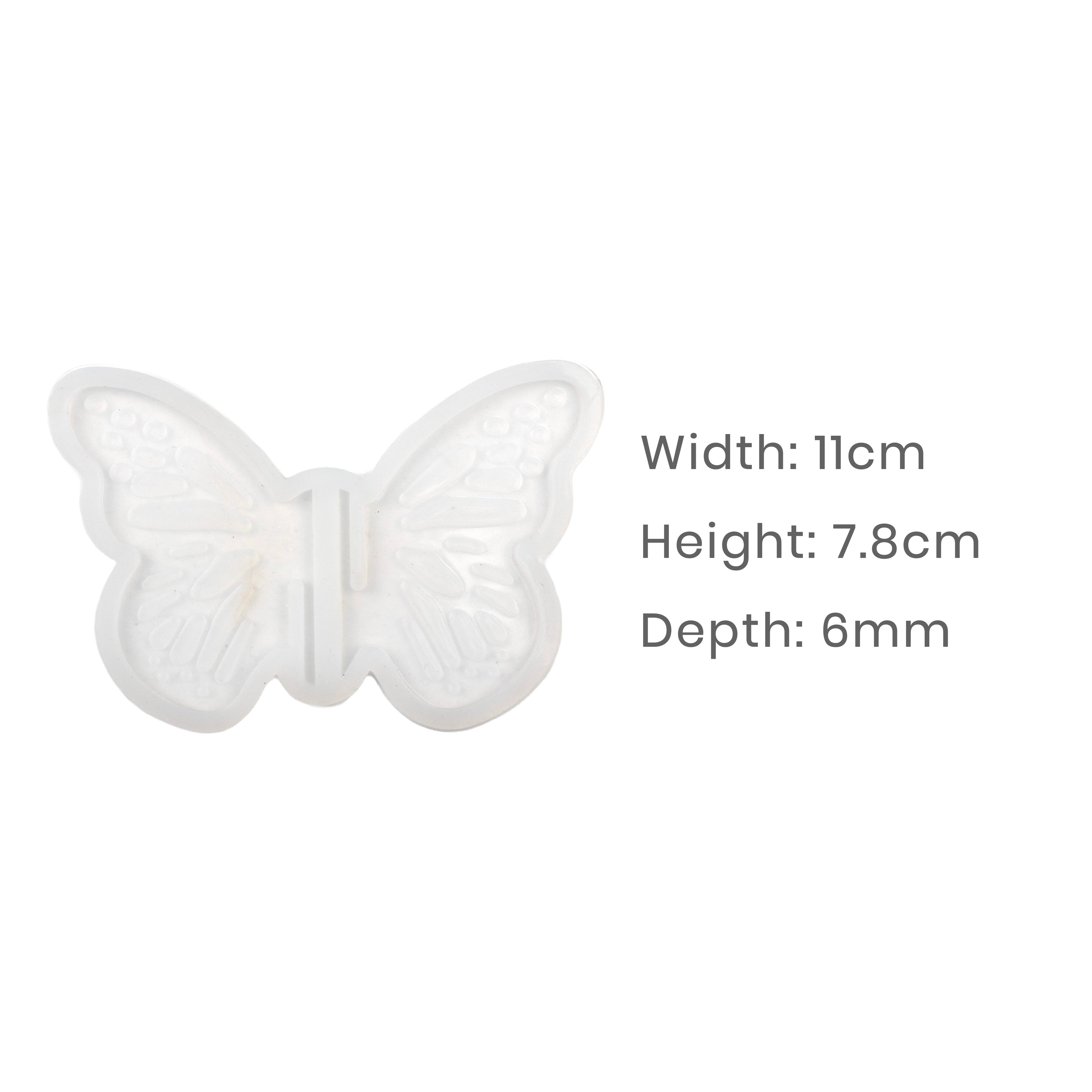 Silicone Mould Butterfly 11 X 7.8cm X D6cm 1pc