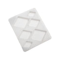 Silicone Mould Assorted Rhombus 6 cavity 10.8 X 8.6cm X D6mm 1pc