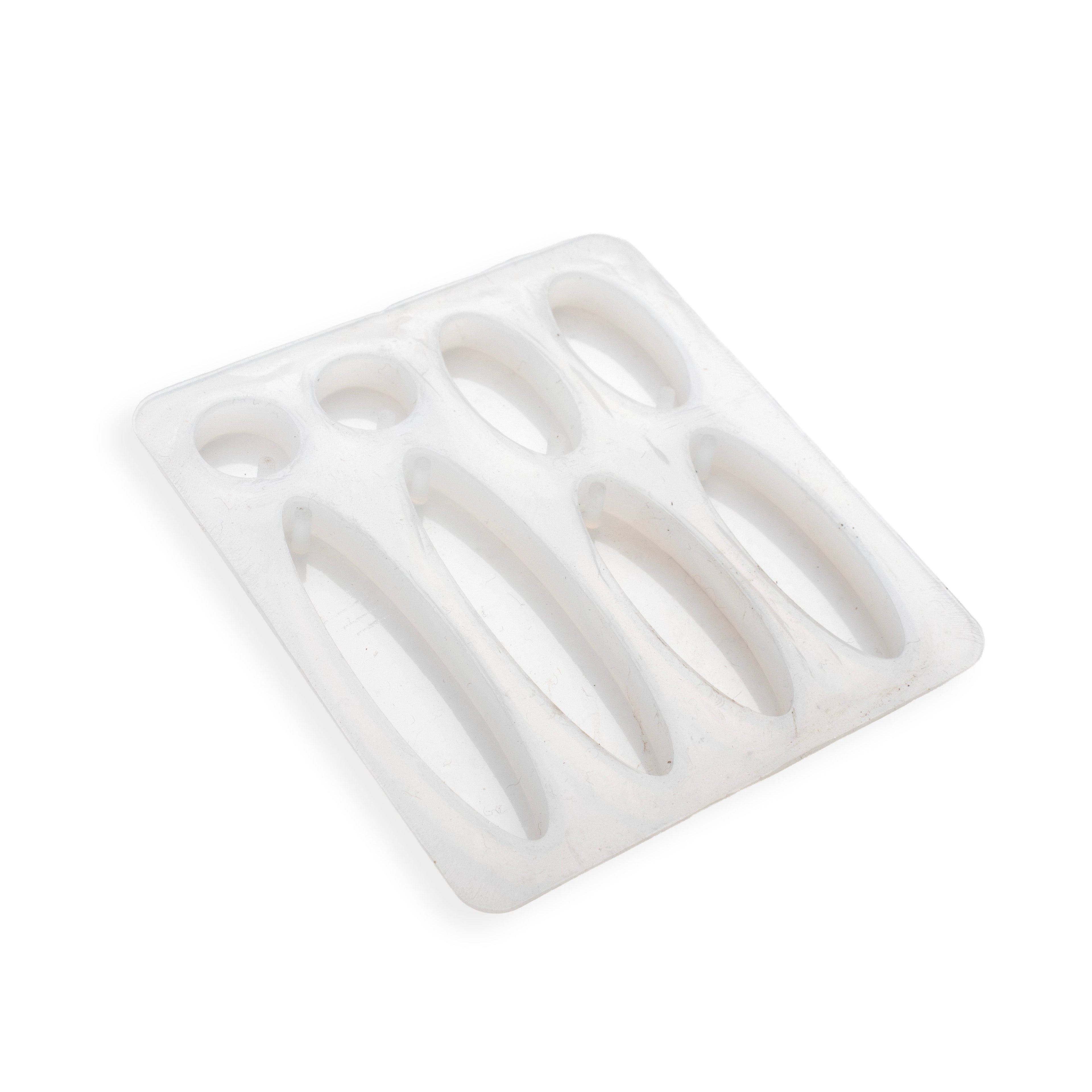 Silicone Mould Assorted Oval 8 cavity 10.7 X 7.9cm X D6mm 1pc