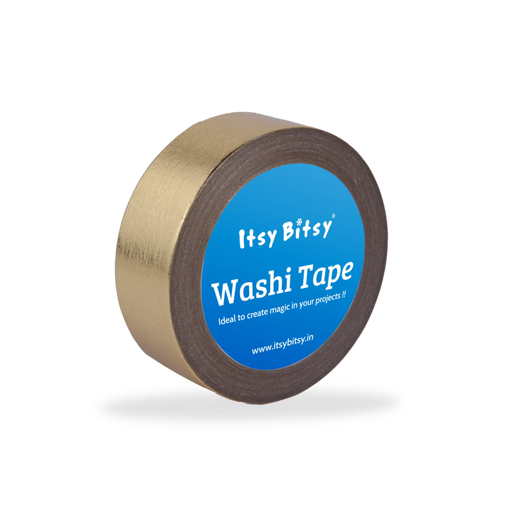 Washi Tape - Golden Foil, 15mmx10m, 1pc