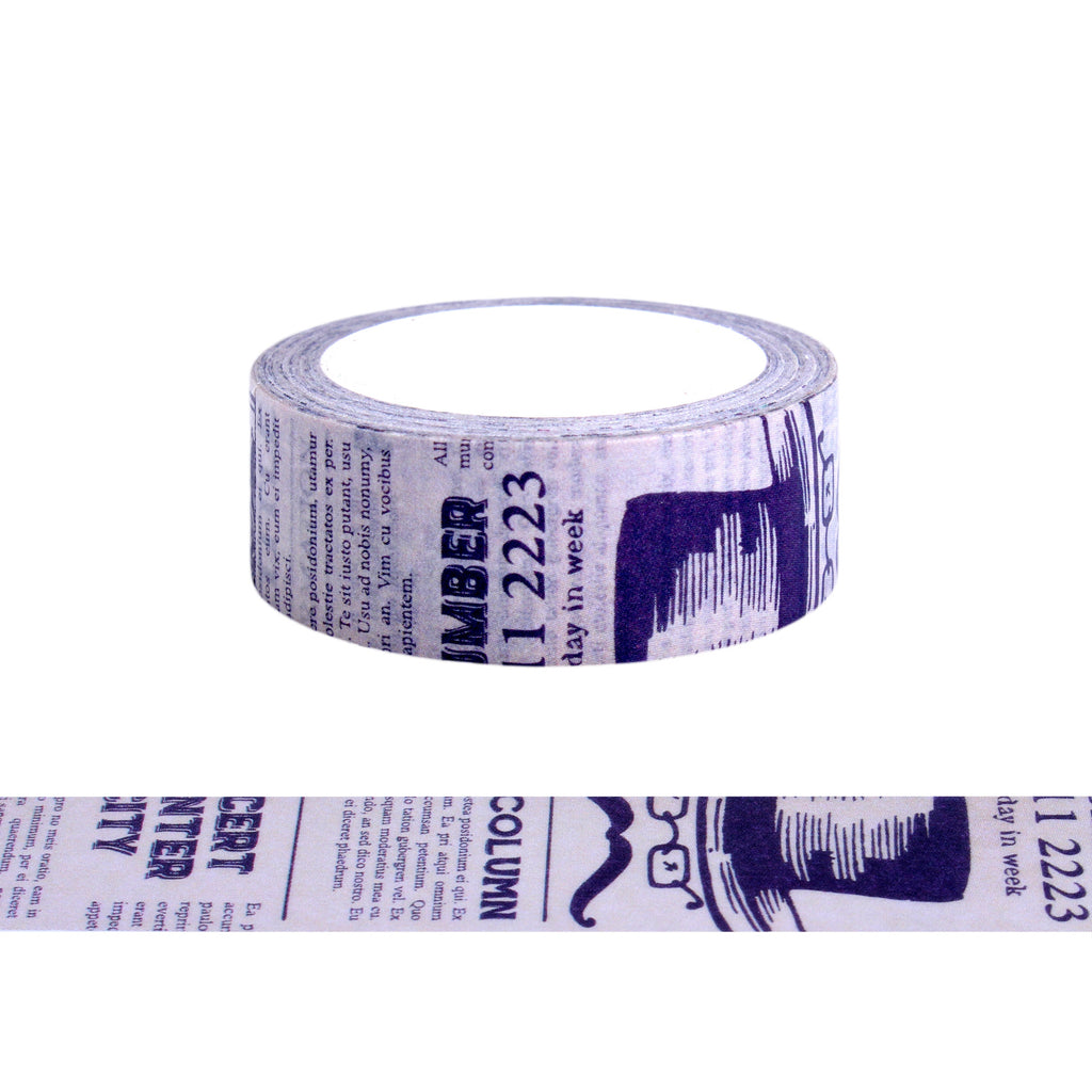 Washi Tape Paper Print 15mmx10Mtr 1Roll