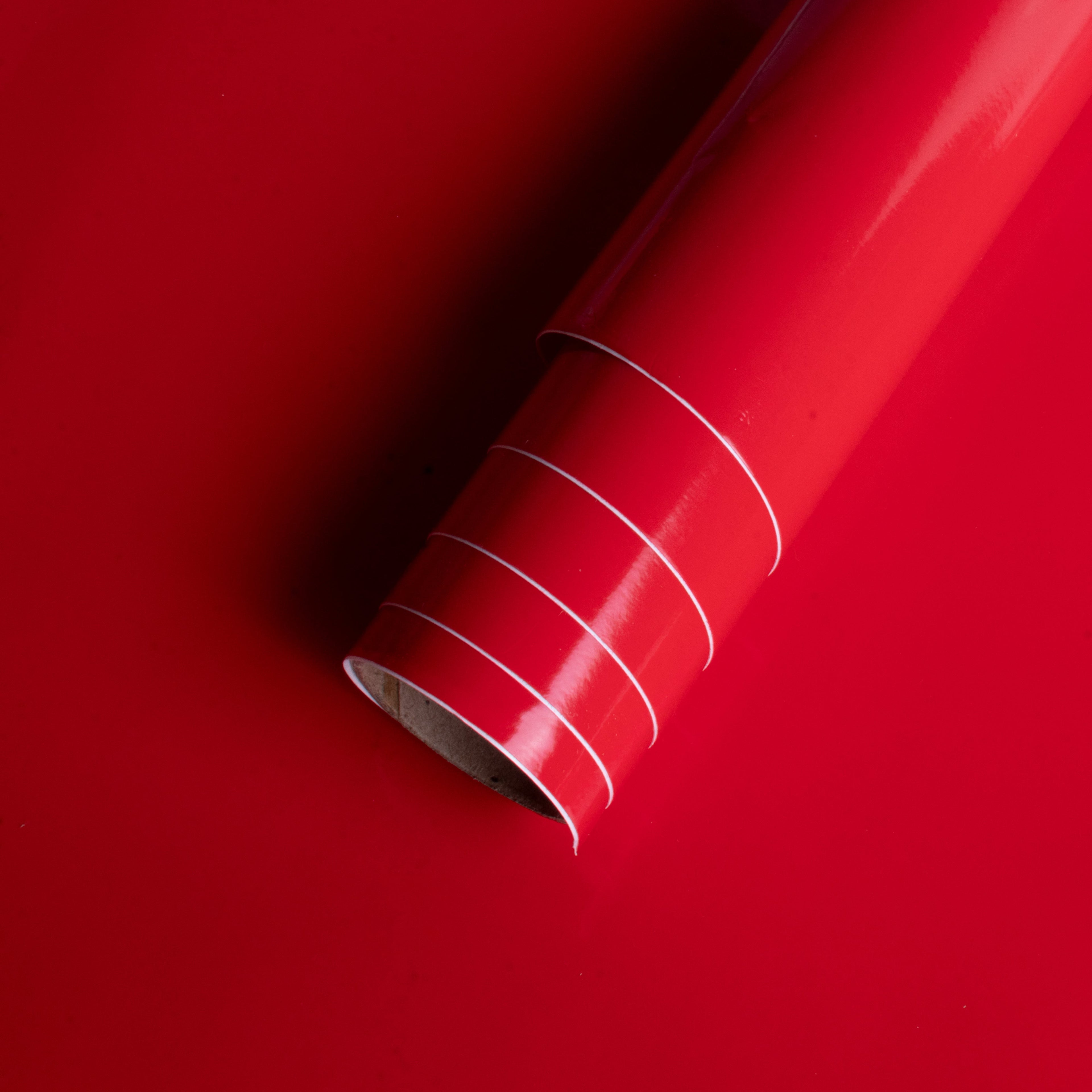 Vinyl Glossy Red 12Inch X 2ft 1Roll