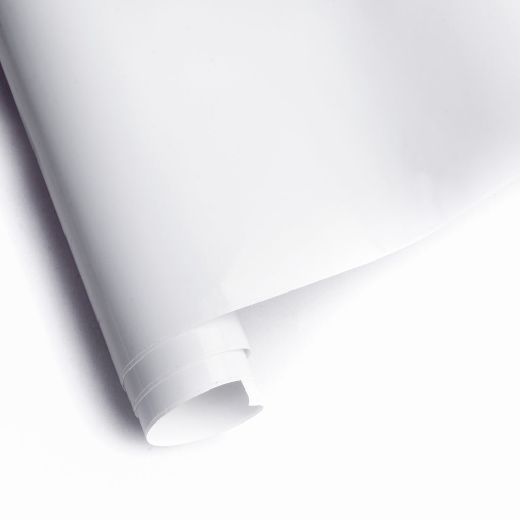 Vinyl Glossy White 12Inch X 2ft 1Roll