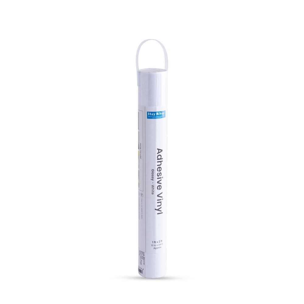 Vinyl Glossy White 12Inch X 2ft 1Roll