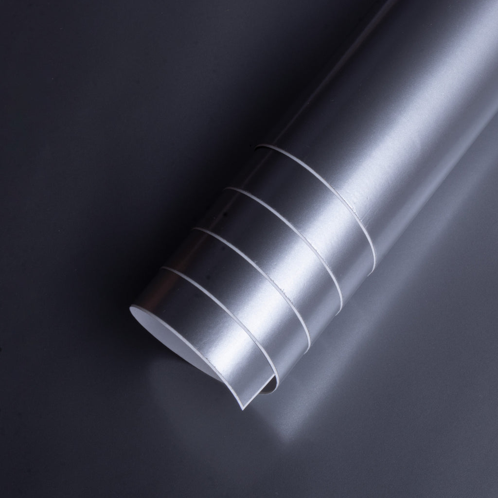 Vinyl Glossy Silver 12Inch X 2ft 1Roll