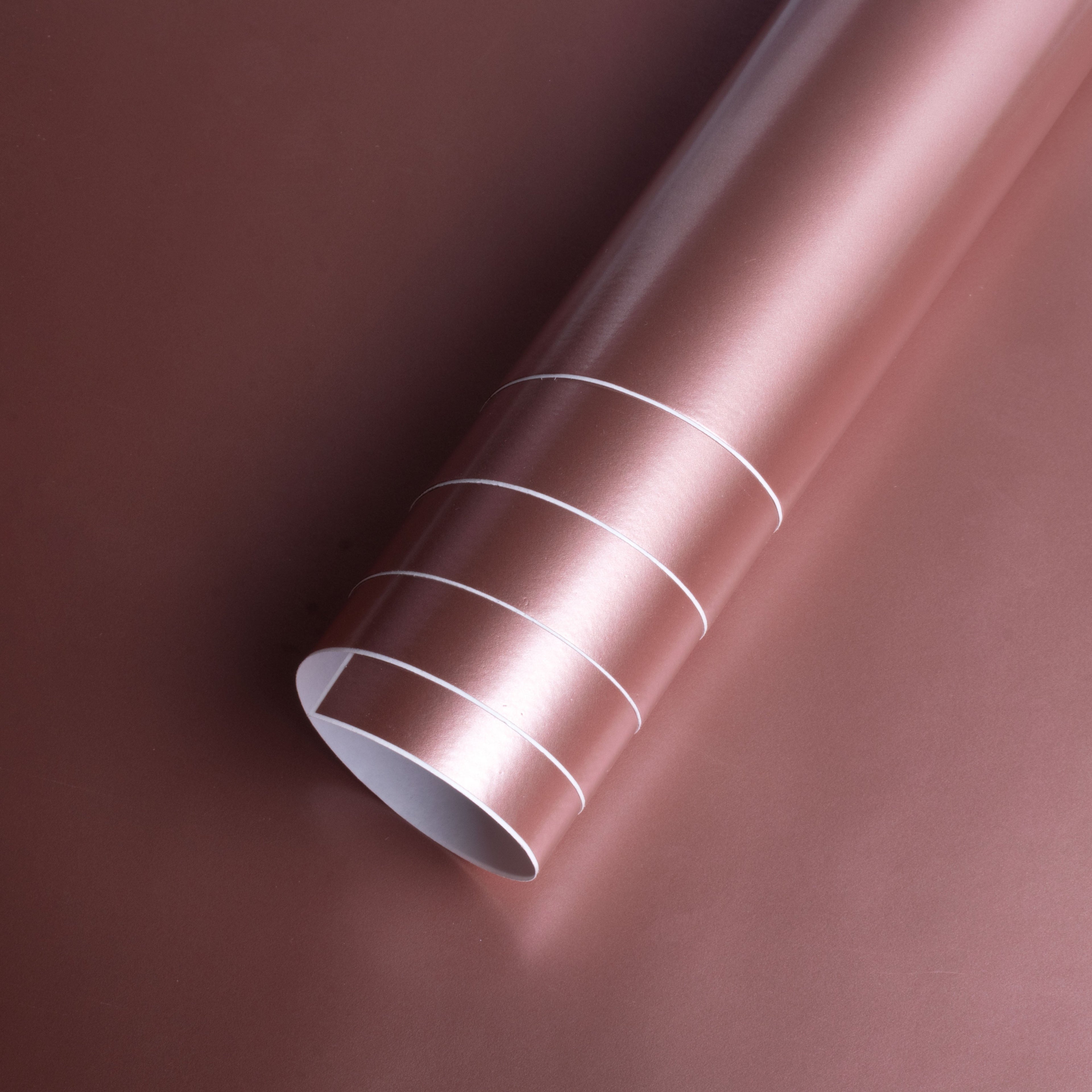 Vinyl Glossy Rose Gold 12Inch X 2ft 1Roll