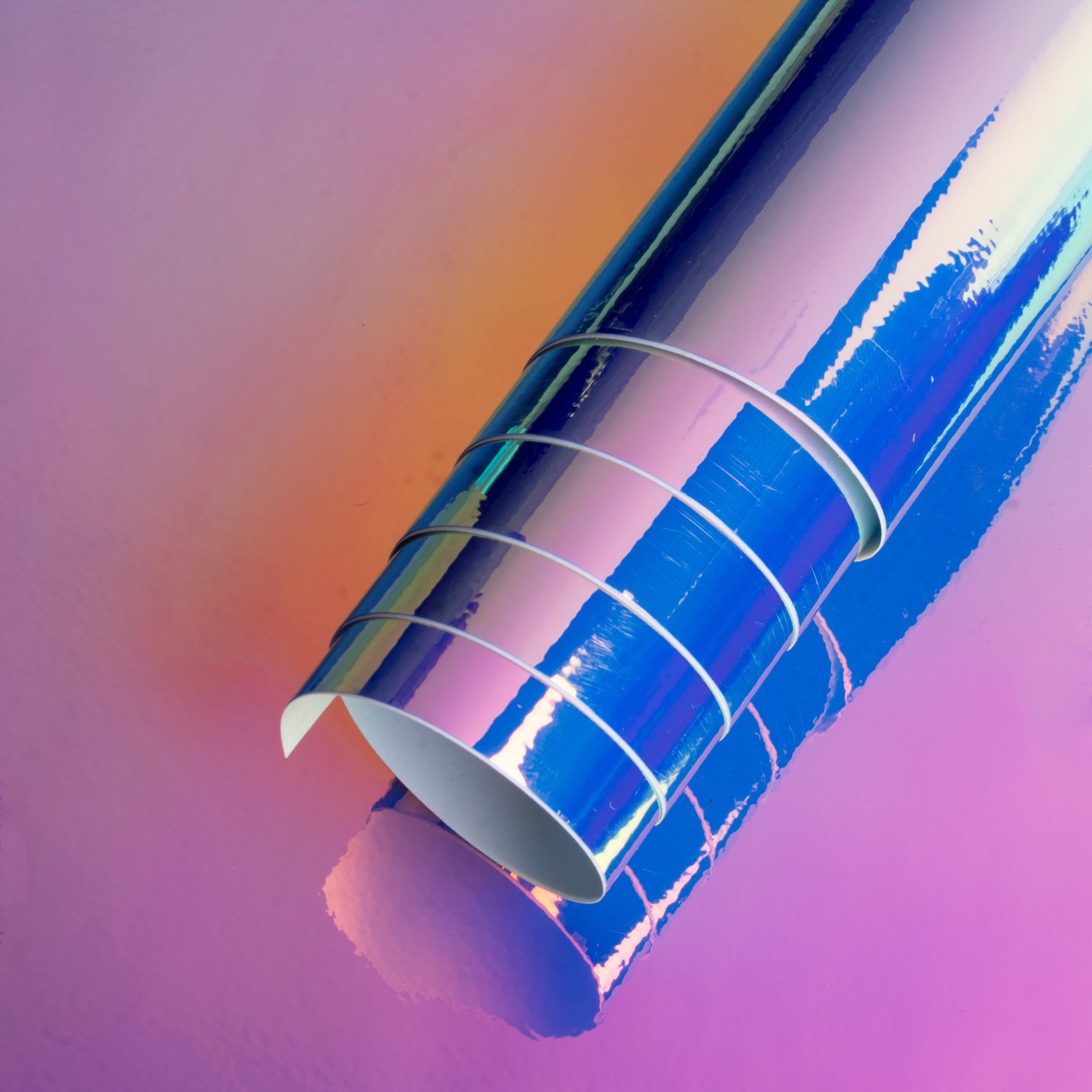 Vinyl Holographic Opal Blue 12Inch X 2ft 1Roll
