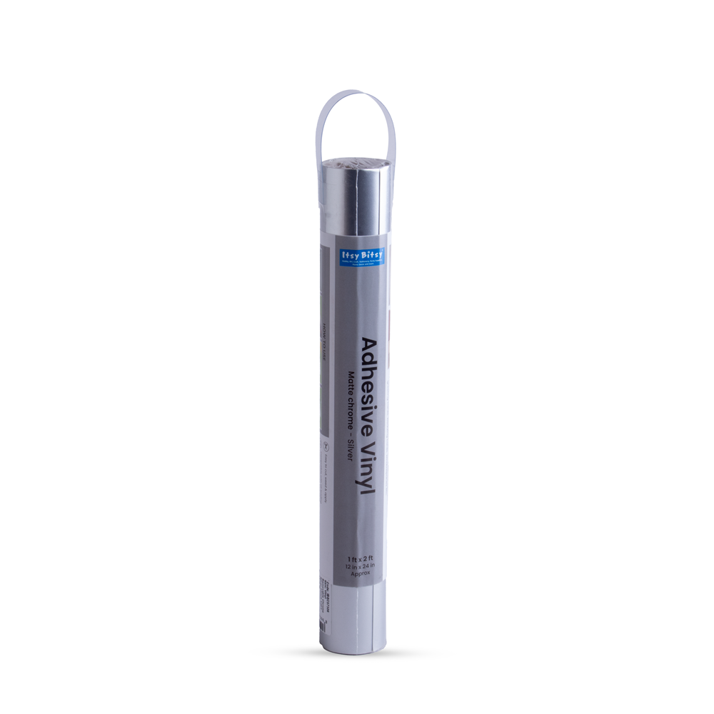 Vinyl Chrome Silver 12Inch X 2ft 1Roll