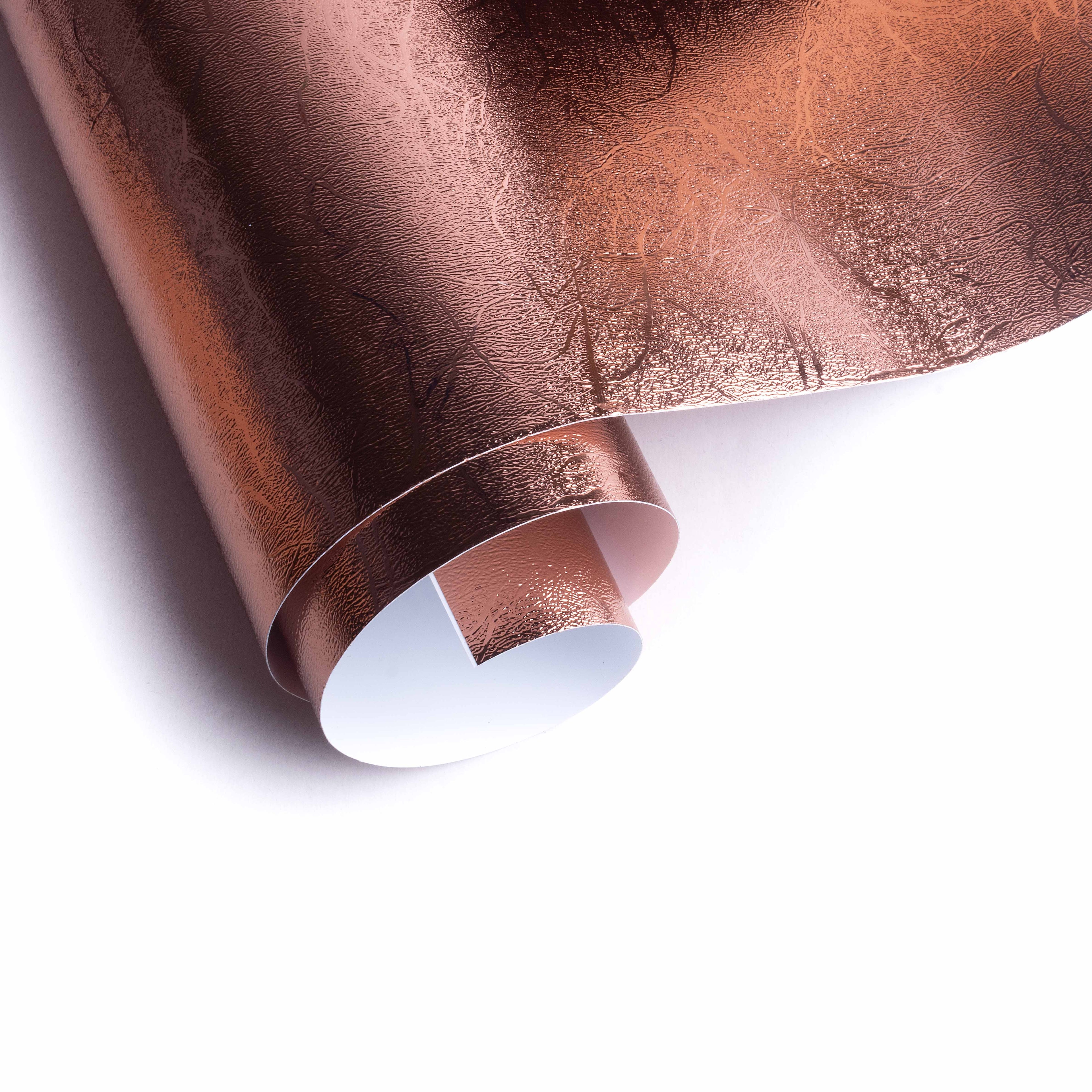Vinyl Metallic Leather Rose Gold 12Inch X 2ft 1Roll