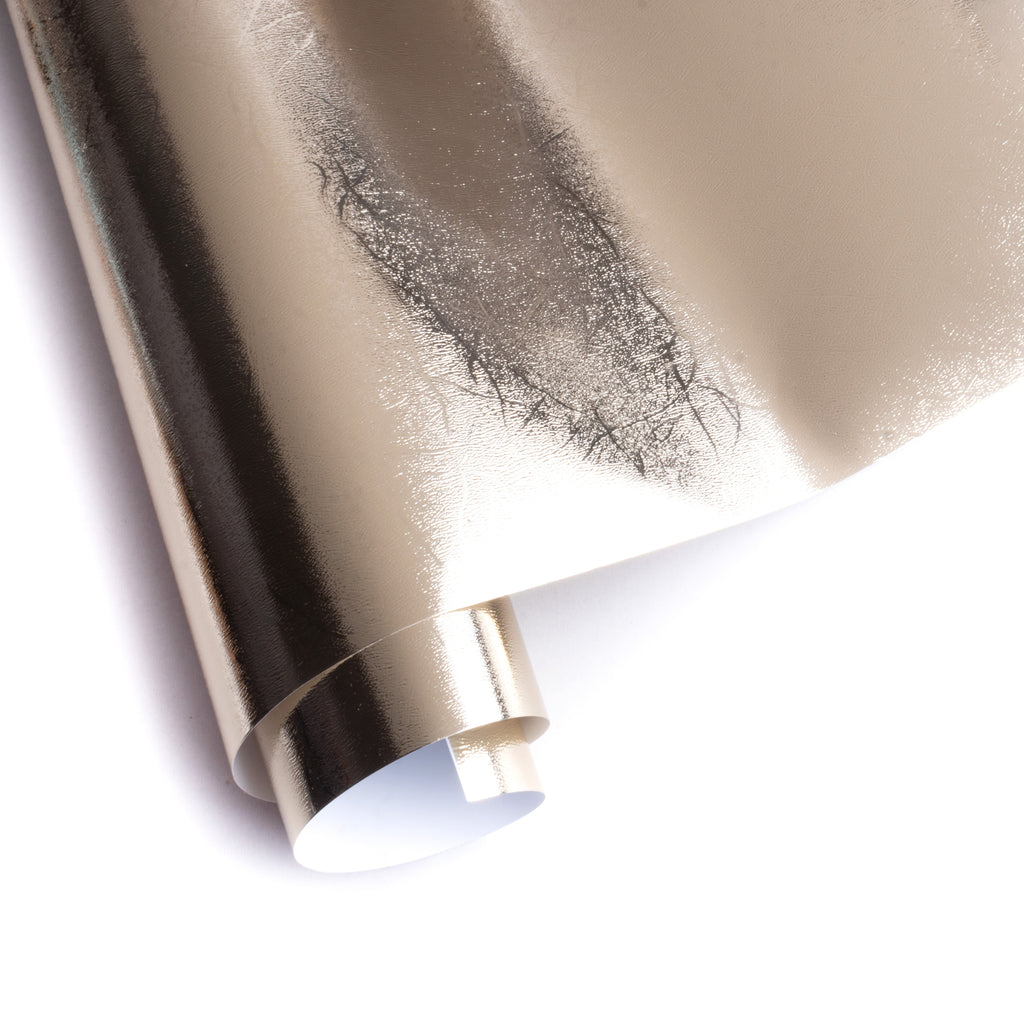 Vinyl Metallic Leather Champaign 12Inch X 2ft 1Roll
